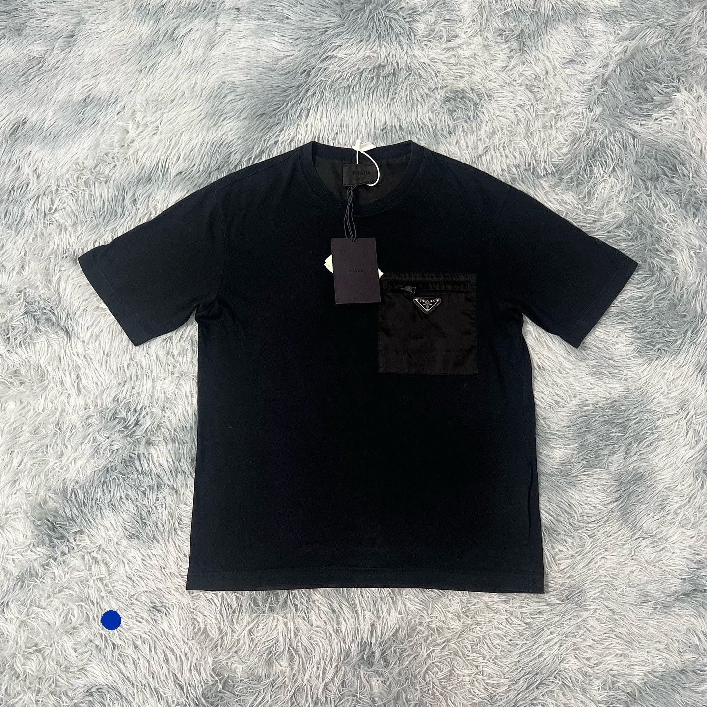 Prada Black Short-Sleeve T-Shirt with Pocket - Size M Size US M / EU 48-50 / 2 - 6 Thumbnail