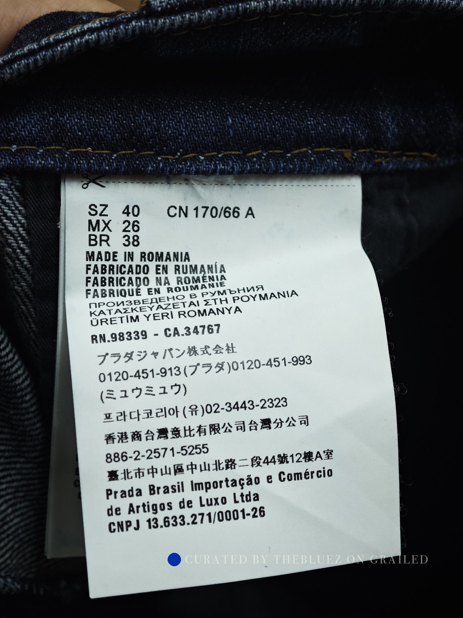 Prada Blue Denim Shorts Size 40 Size US 40 / EU 56 - 4 Thumbnail