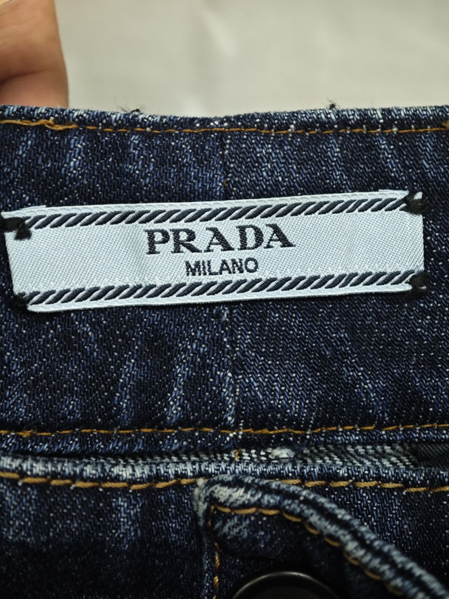 Prada Blue Denim Shorts Size 40 Size US 40 / EU 56 - 3 Thumbnail