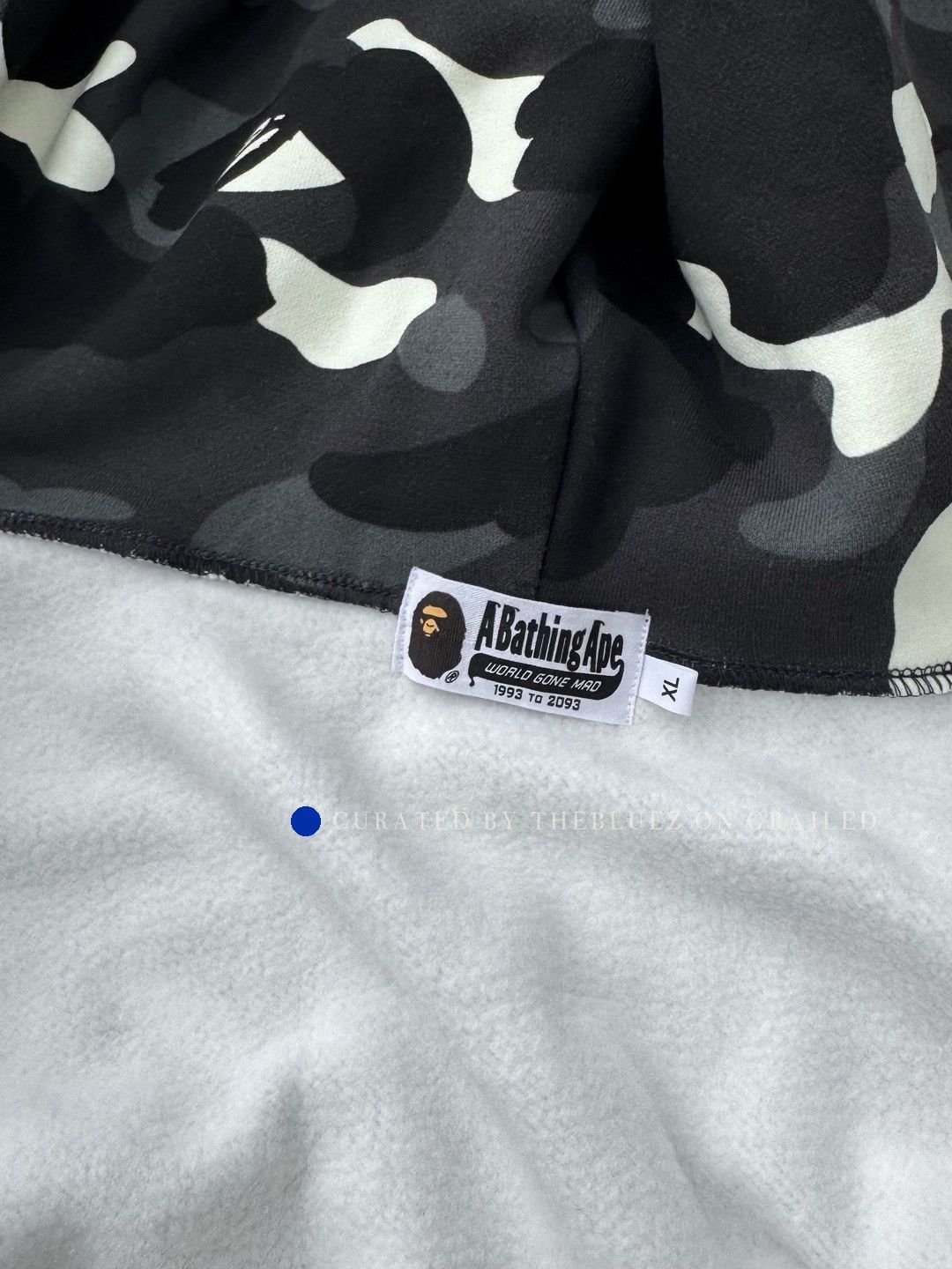 Bape Black Camo Shark Zip-Up Hoodie Size US XL / EU 56 / 4 - 3 Thumbnail