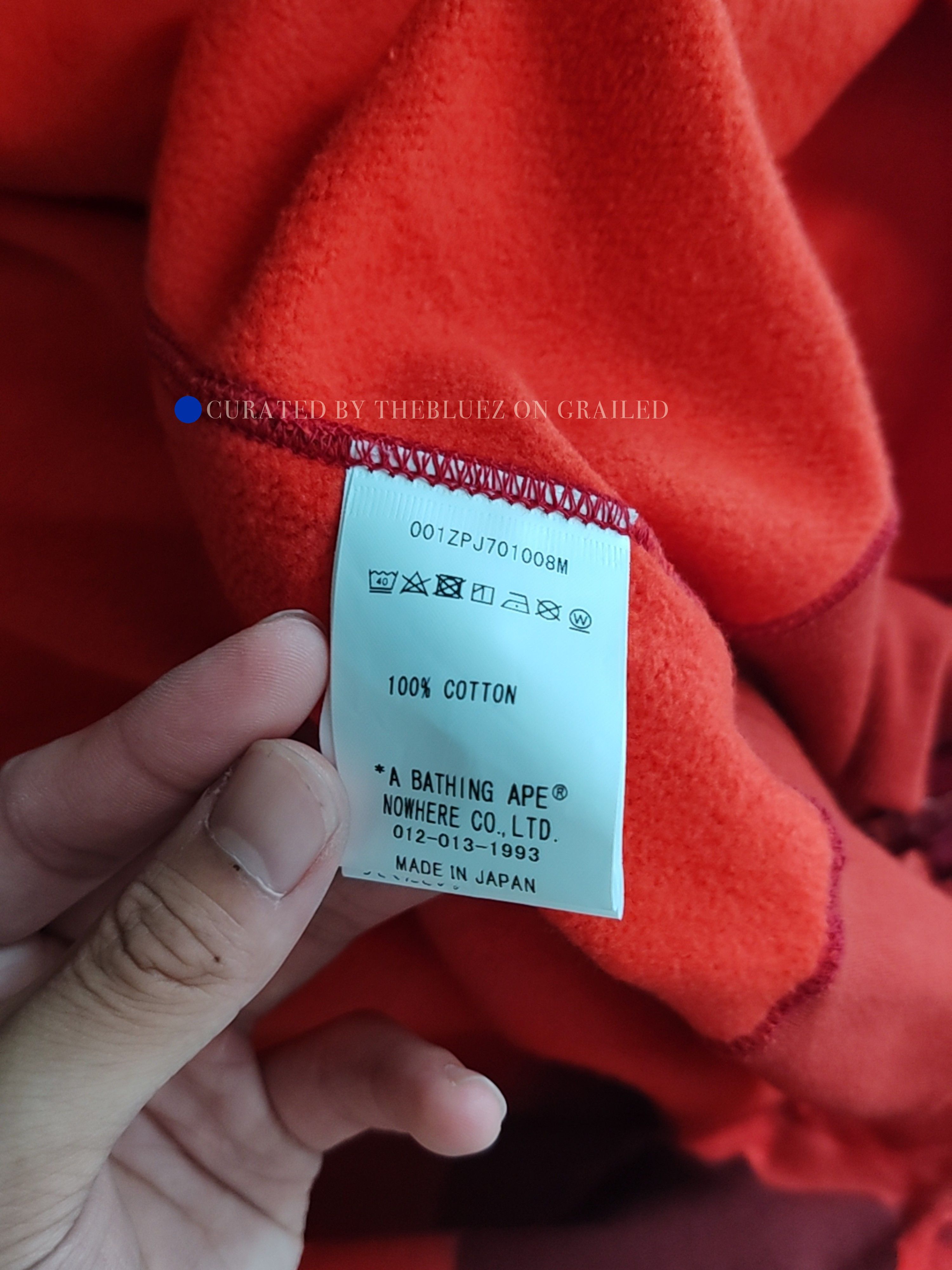 Bape Red Camouflage Zip-Up Hoodie Size US XXL / EU 58 / 5 - 4 Thumbnail