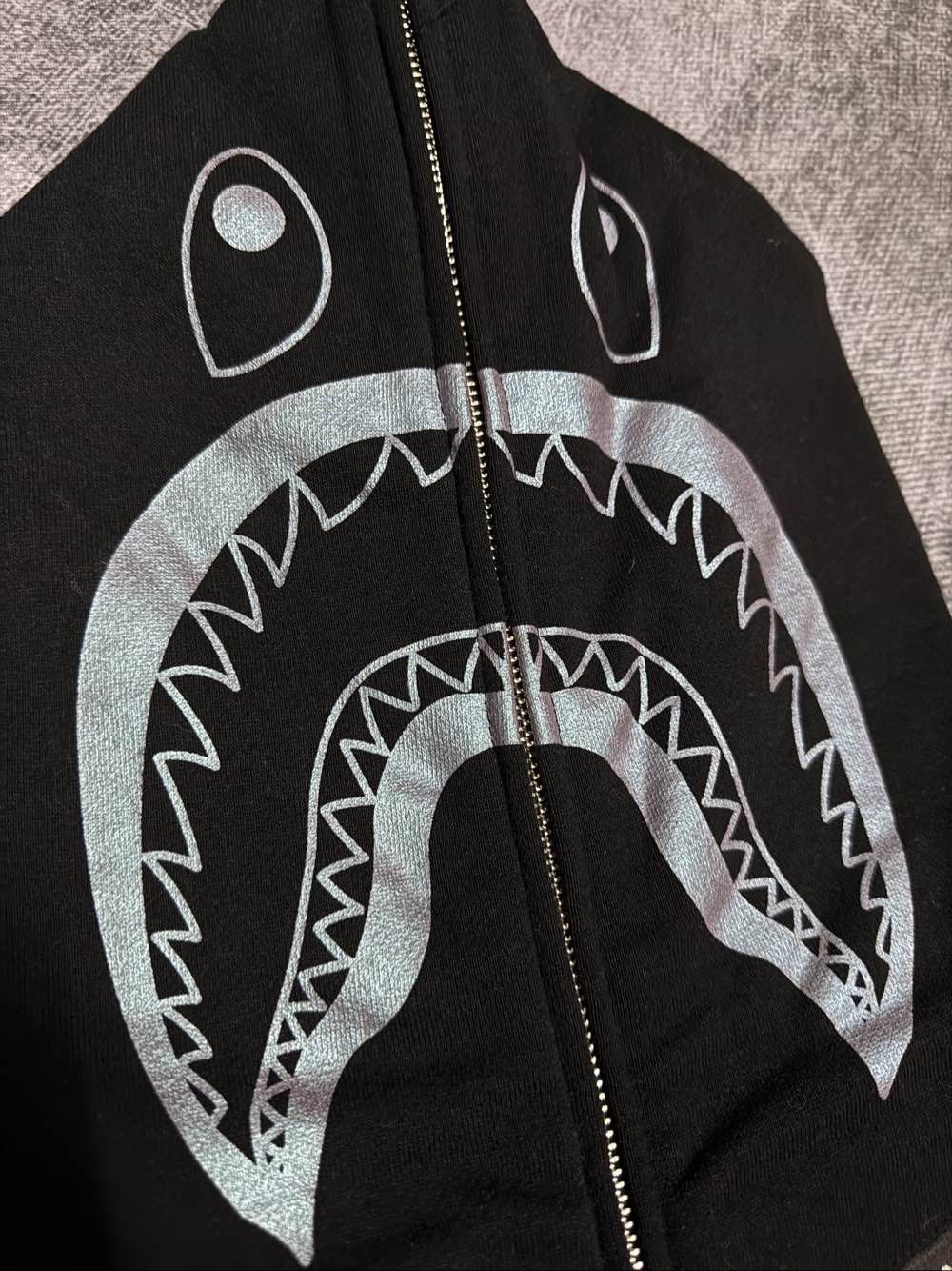 Bape Multi Camo Shark Mouth Zip-Up Hoodie Size US L / EU 52-54 / 3 - 9 Thumbnail