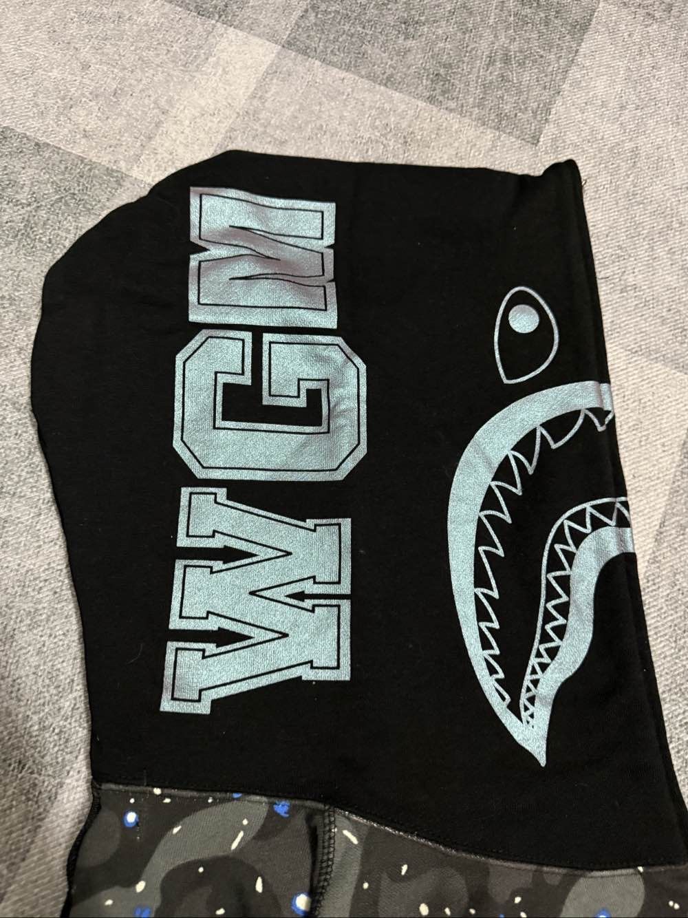 Bape Multi Camo Shark Mouth Zip-Up Hoodie Size US L / EU 52-54 / 3 - 10 Thumbnail
