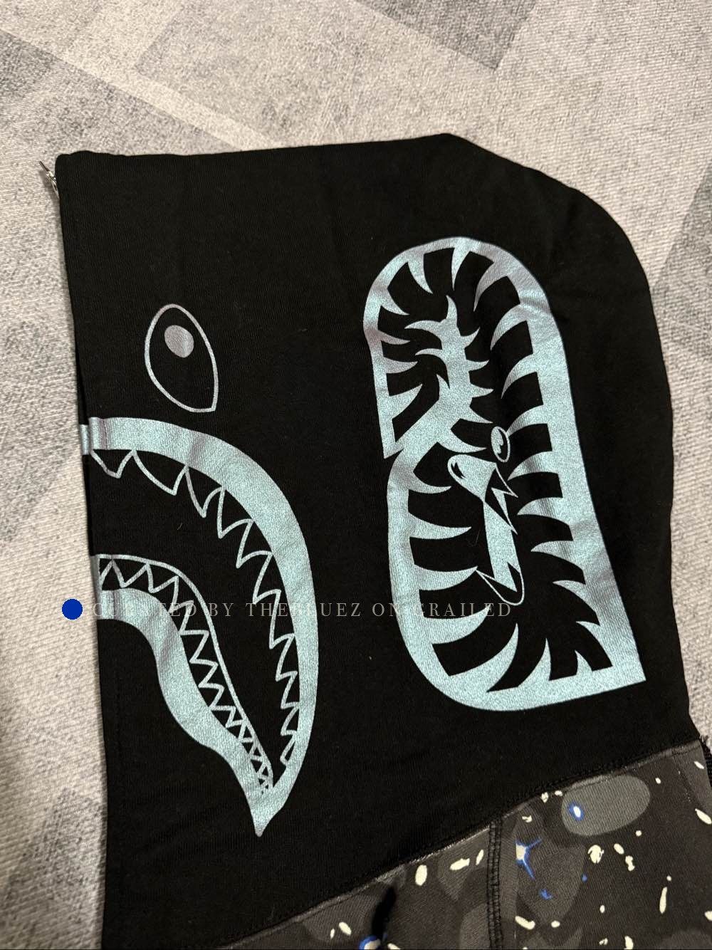 Bape Multi Camo Shark Mouth Zip-Up Hoodie Size US L / EU 52-54 / 3 - 11 Thumbnail