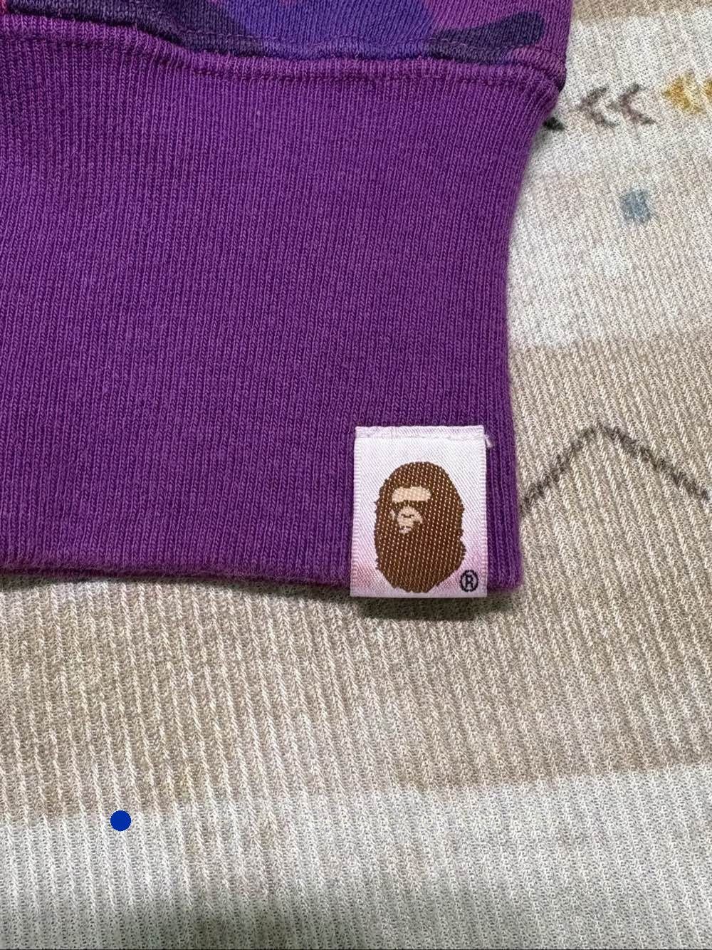 Bape Purple Camo Shark Hoodie in XL Size US XL / EU 56 / 4 - 5 Thumbnail