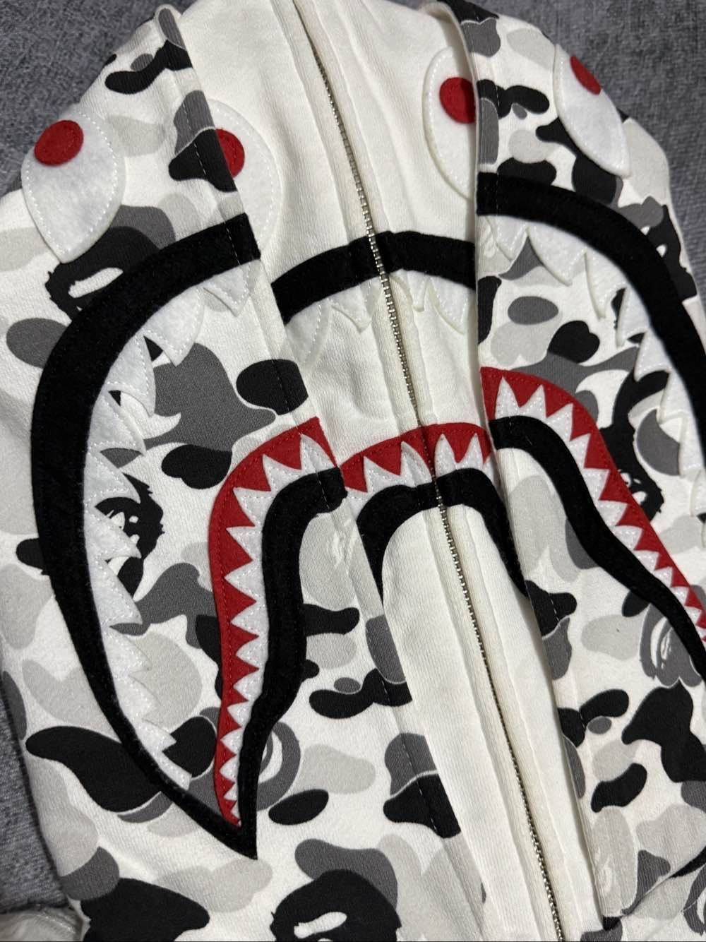 Bape Camo Shark Hoodie in Multi Colorway Size US M / EU 48-50 / 2 - 9 Thumbnail