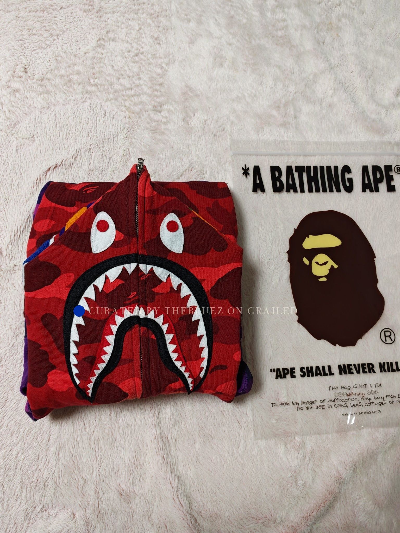 Bape Multi Camo Shark Hoodie - Size L Size US L / EU 52-54 / 3 - 8 Thumbnail
