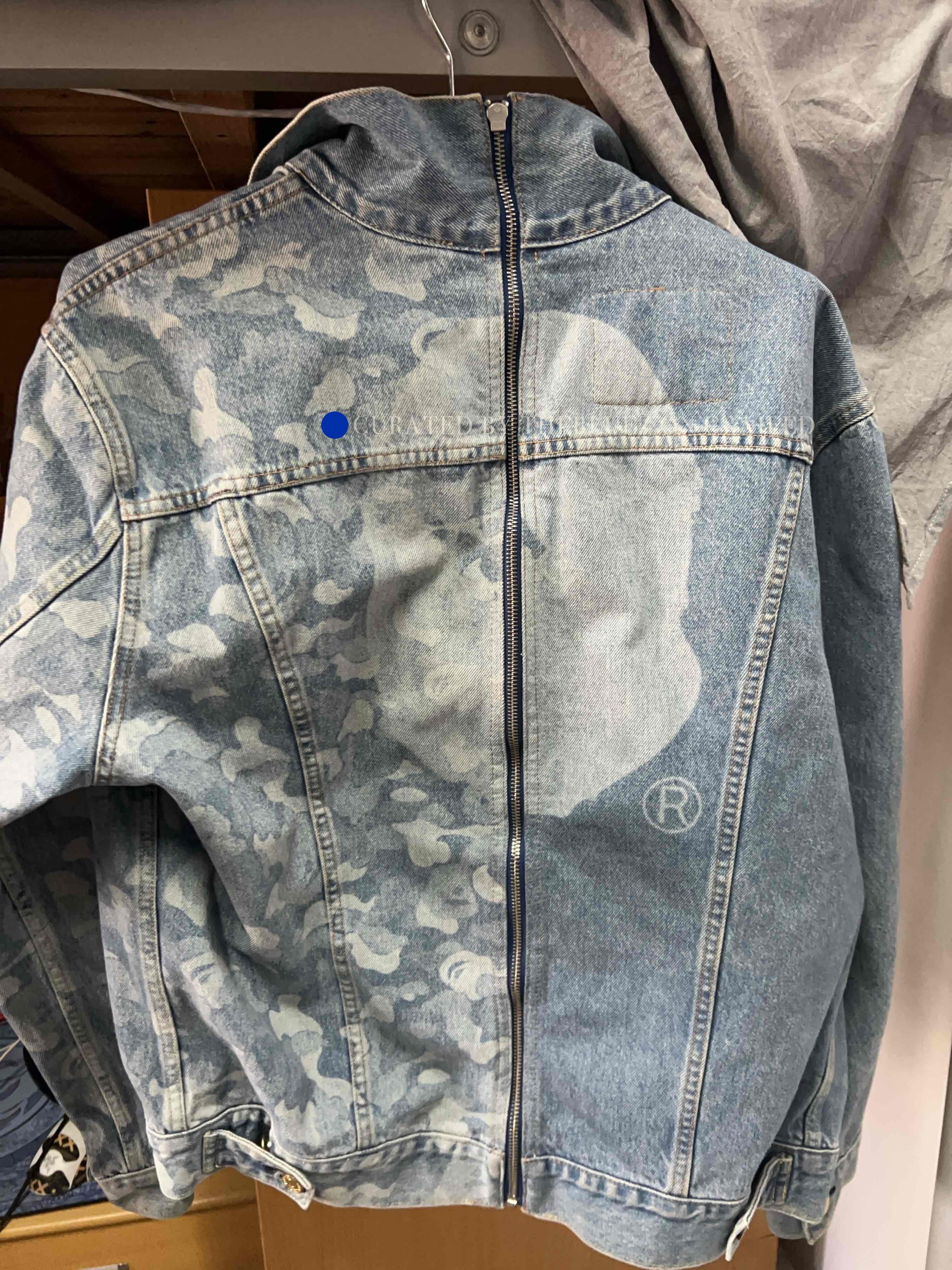 Bape Camo Denim Jacket in Blue - Size L Size US L / EU 52-54 / 3 - 2 Thumbnail