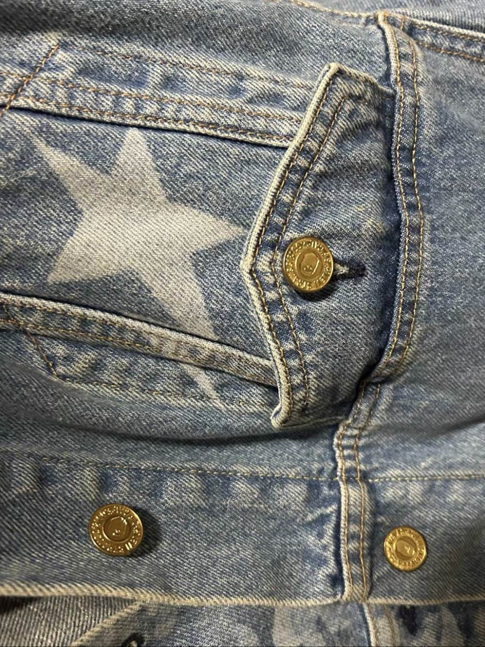 Bape Camo Denim Jacket in Blue - Size L Size US L / EU 52-54 / 3 - 6 Thumbnail