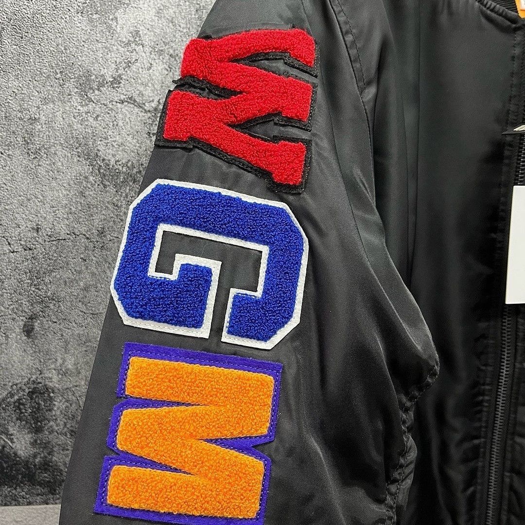 Bape Black Shark Embroidered Bomber Jacket Size US L / EU 52-54 / 3 - 5 Thumbnail