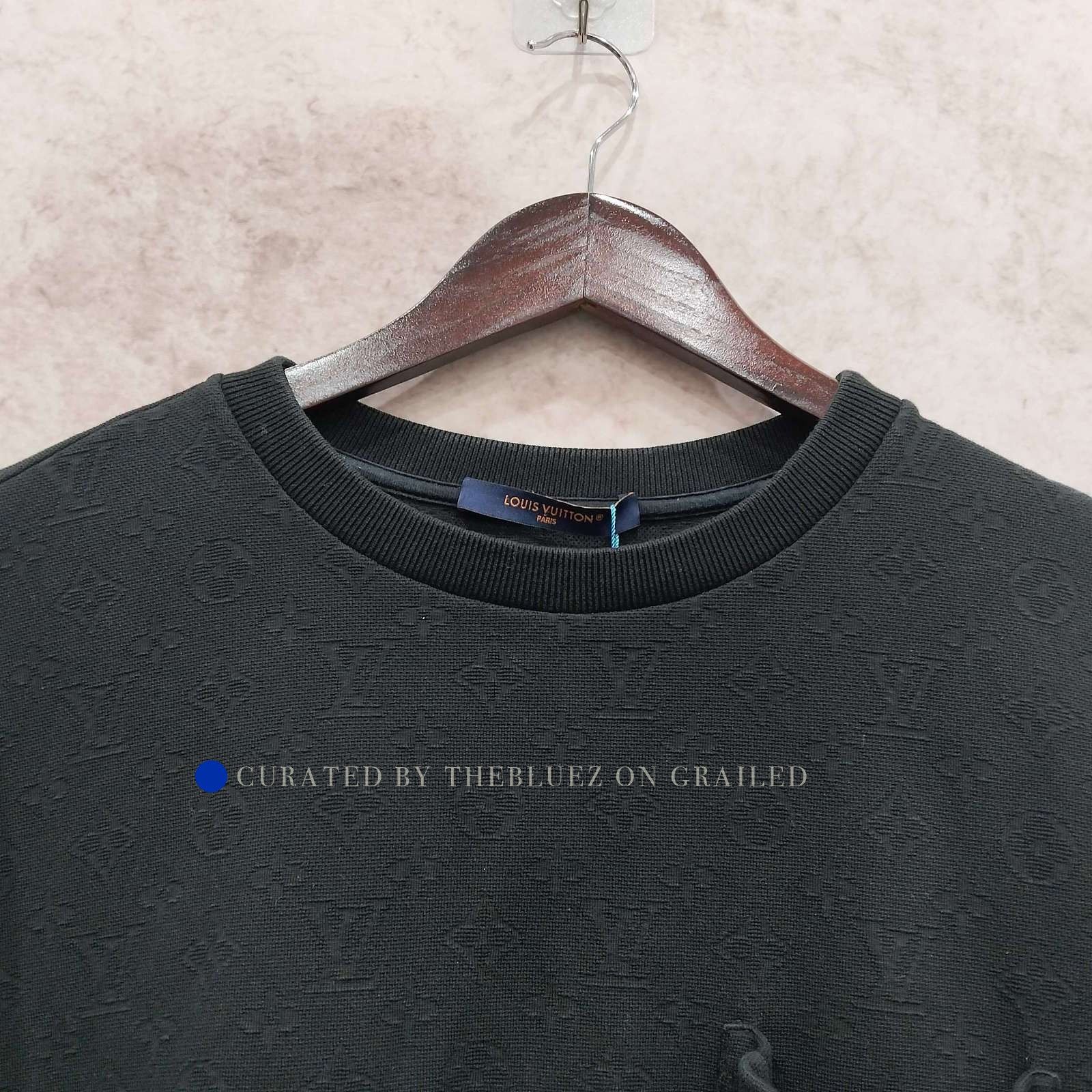 Louis Vuitton Blue Monogram Pocket Tee in Size L Size US L / EU 52-54 / 3 - 6 Thumbnail