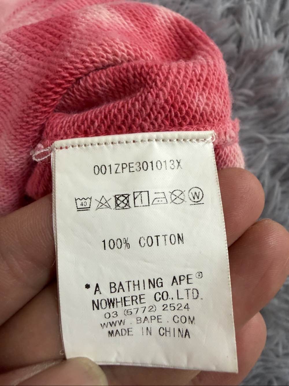 Bape Tie-Dye Shark Full Zip Hoodie in Red Size US L / EU 52-54 / 3 - 4 Thumbnail