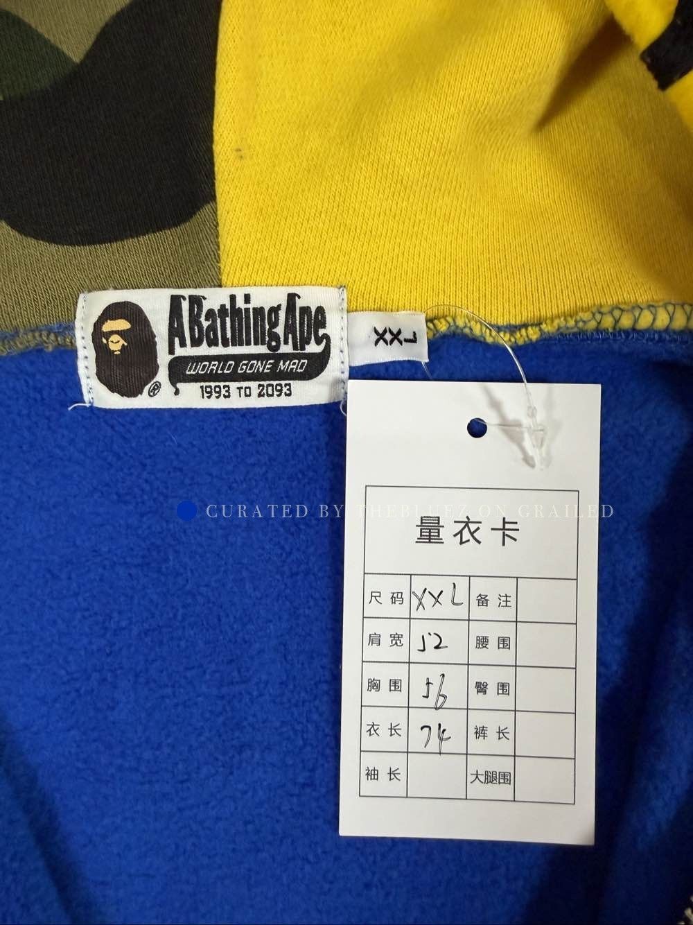 Bape Colorblock Zip-Up Hoodie Featuring The Simpsons Size US XXL / EU 58 / 5 - 3 Thumbnail