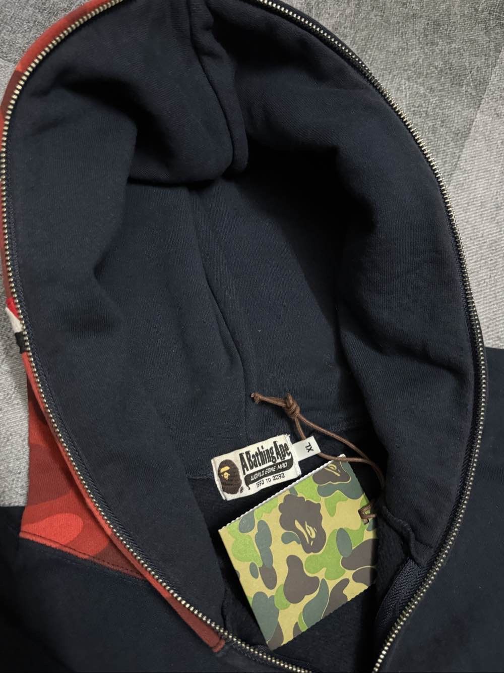 Bape Shark Full Zip Hoodie in Vibrant Blue Size US XL / EU 56 / 4 - 5 Thumbnail
