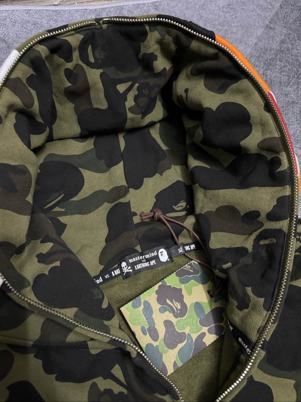Bape Camo Skull Hoodie in Green Size US XL / EU 56 / 4 - 5 Thumbnail
