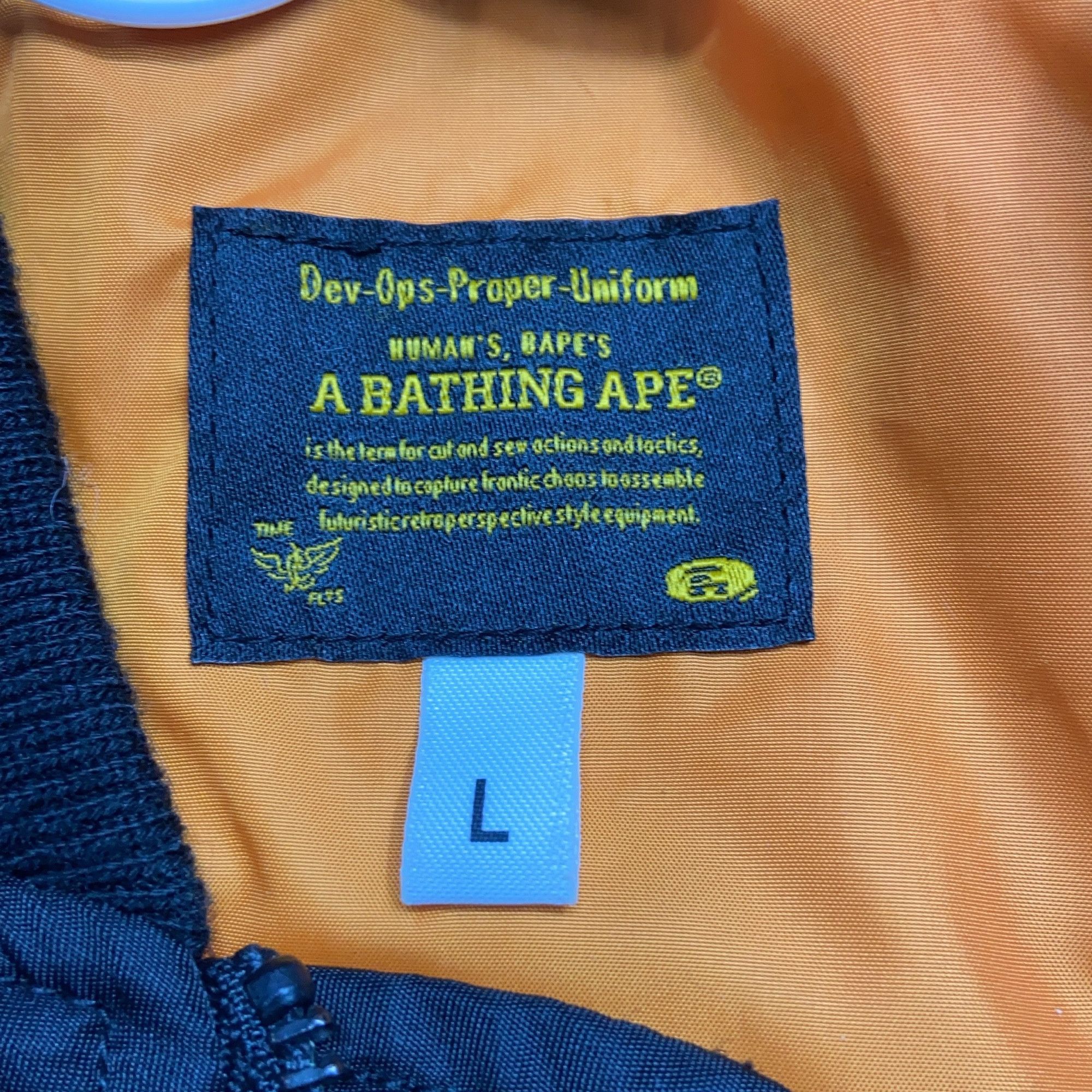Bape Black Tiger Shark Bomber Jacket Size US L / EU 52-54 / 3 - 3 Thumbnail