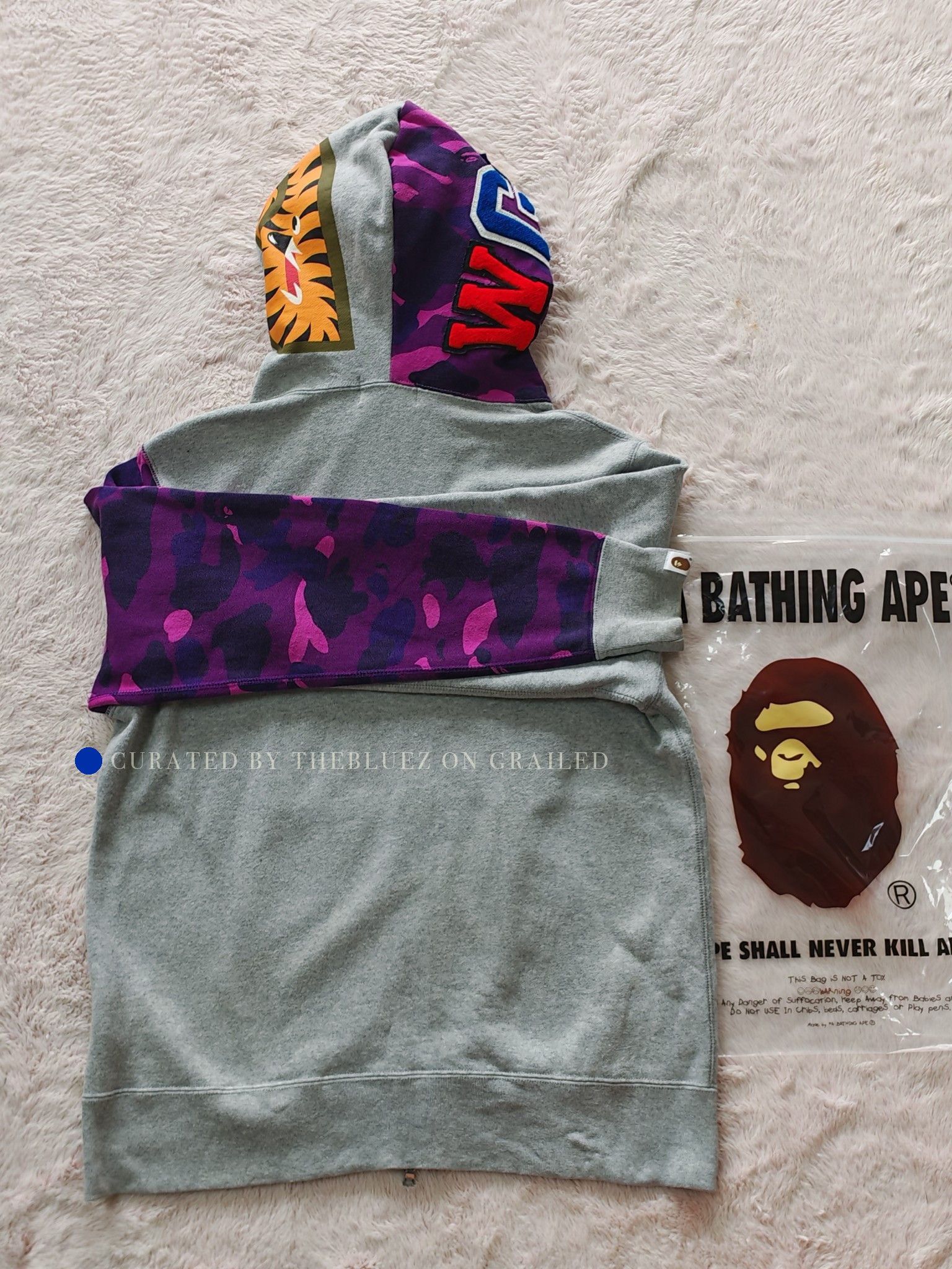 Bape Multi Camo Shark Hoodie in Size L Size US L / EU 52-54 / 3 - 2 Thumbnail