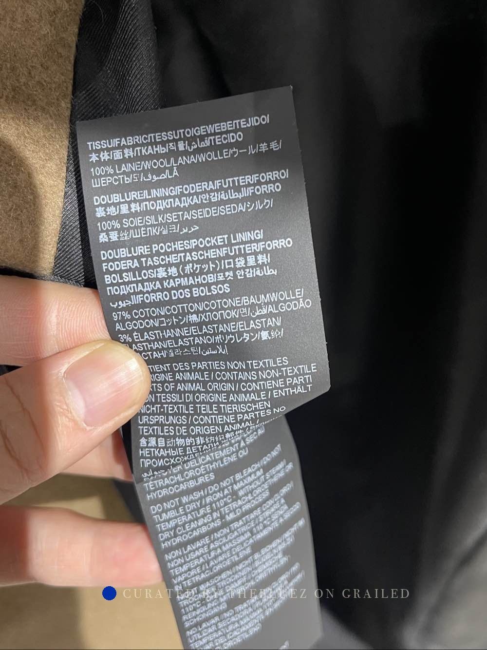 Saint Laurent Paris Wool Angora Blend Overcoat in Brown Size US M / EU 48-50 / 2 - 5 Thumbnail