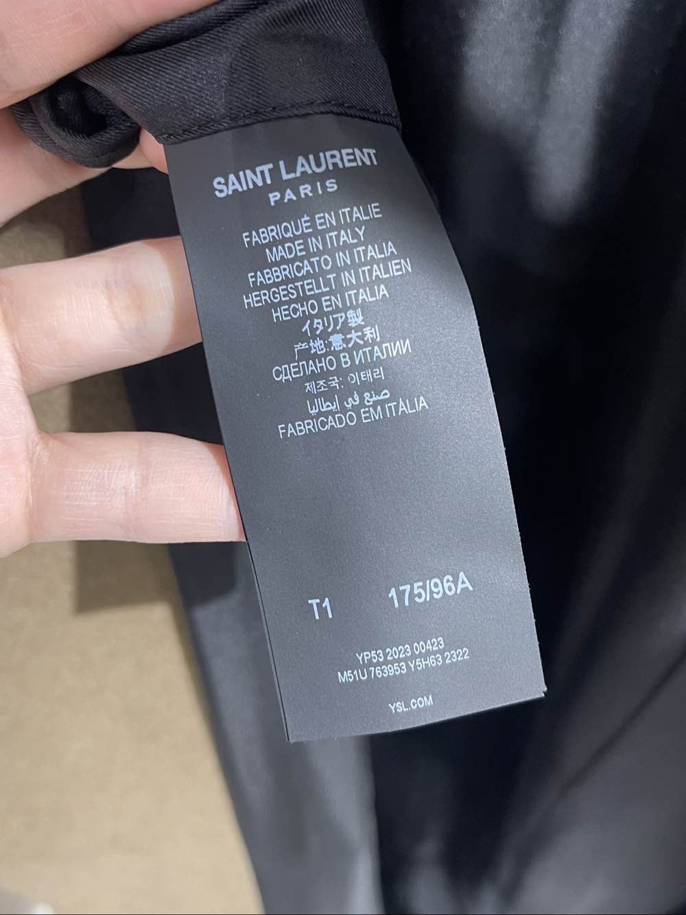 Saint Laurent Paris Wool Angora Blend Overcoat in Brown Size US M / EU 48-50 / 2 - 4 Thumbnail