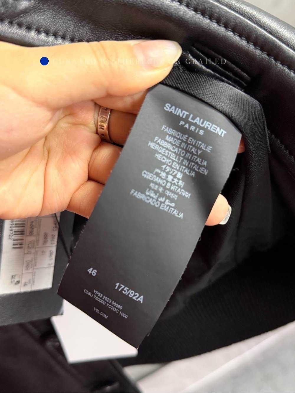 Saint Laurent Paris Classic Black Leather Jacket in Size S Size US S / EU 44-46 / 1 - 4 Thumbnail