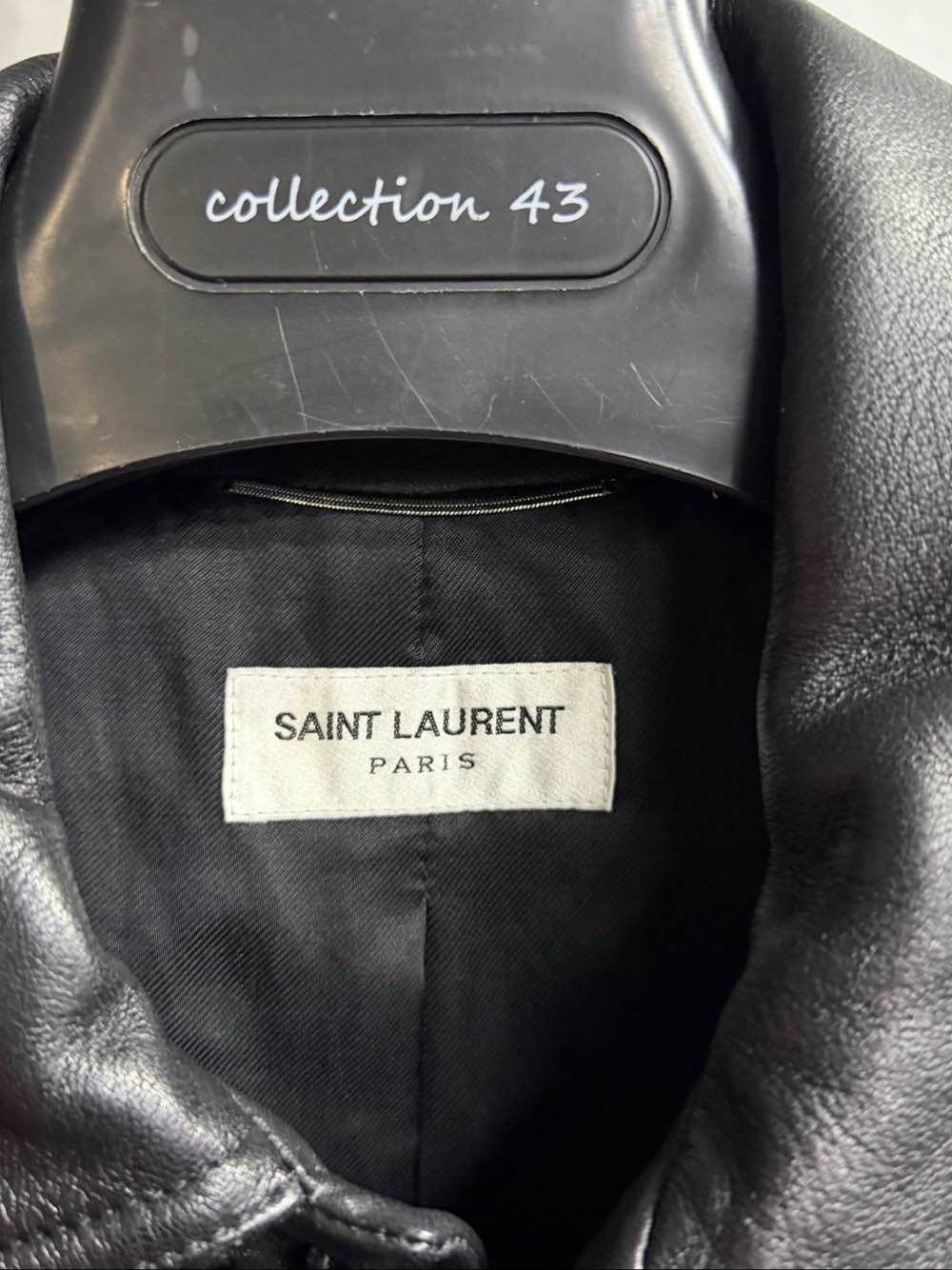 Saint Laurent Paris Classic Black Leather Jacket in Size S Size US S / EU 44-46 / 1 - 3 Thumbnail