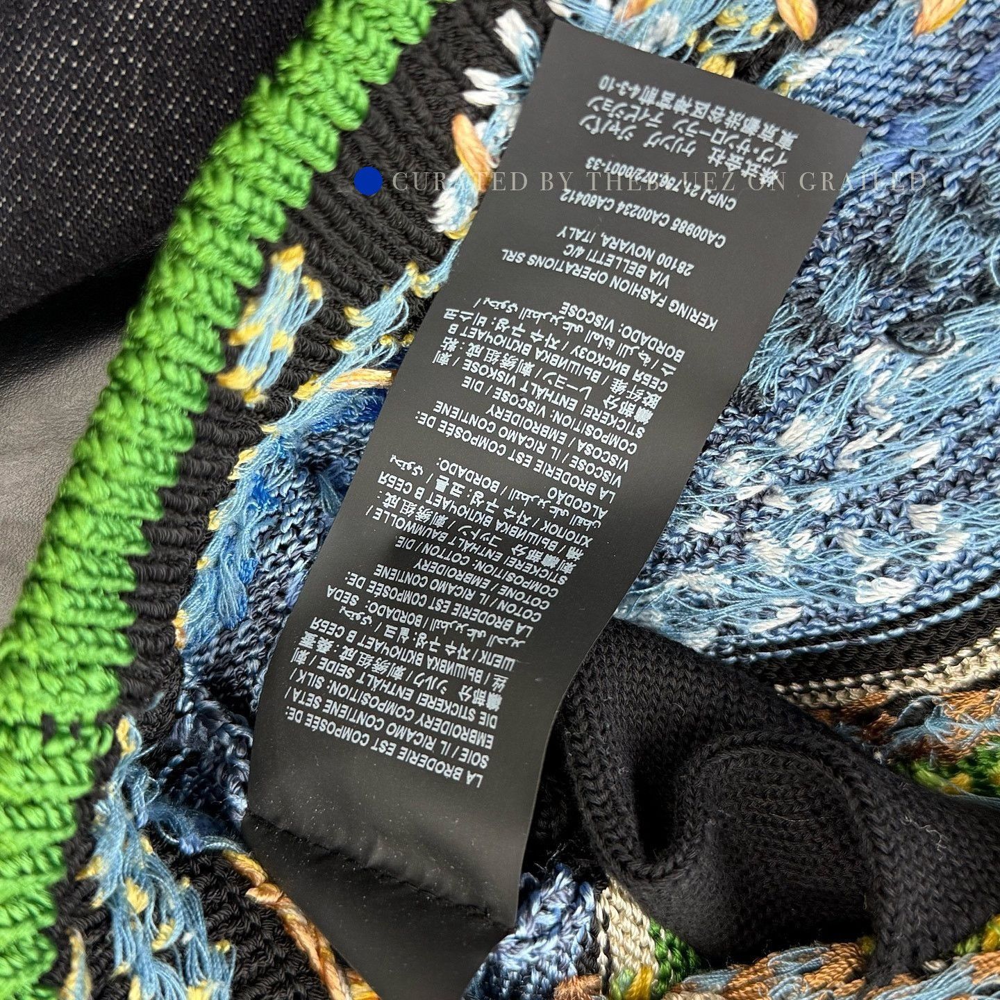Saint Laurent Paris Landscape Embroidered Zip Jacket in Multi Size US XS / EU 42 / 0 - 5 Thumbnail