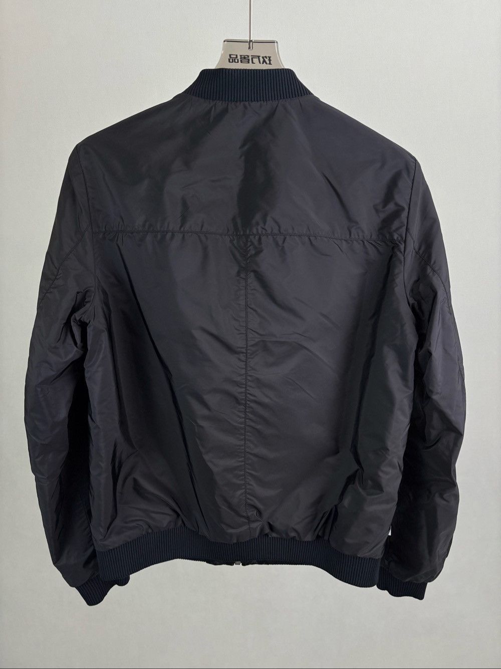 Prada Black Lambskin Bomber Jacket Size US S / EU 44-46 / 1 - 6 Thumbnail