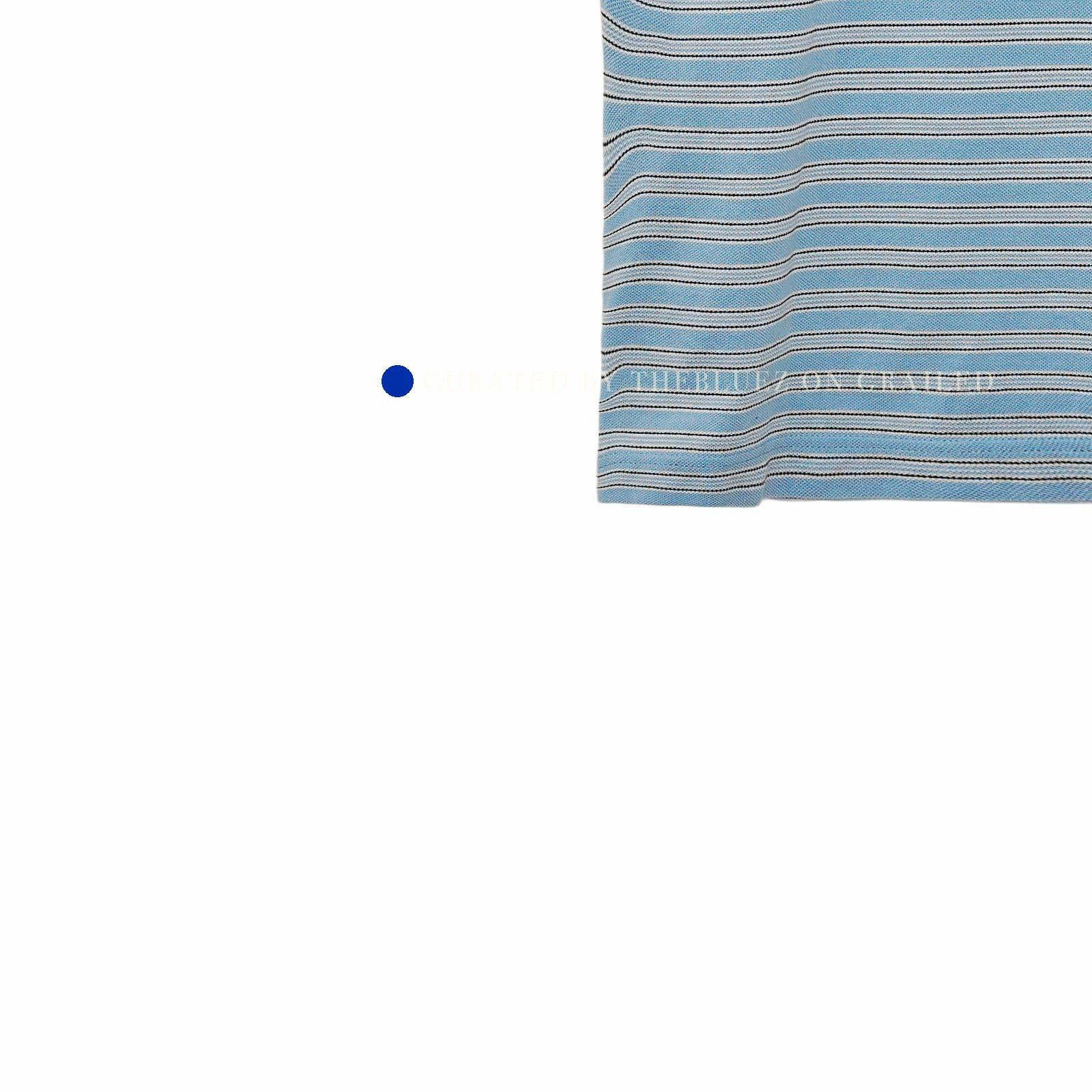 Prada Striped Knit Polo in Blue Size US S / EU 44-46 / 1 - 8 Thumbnail