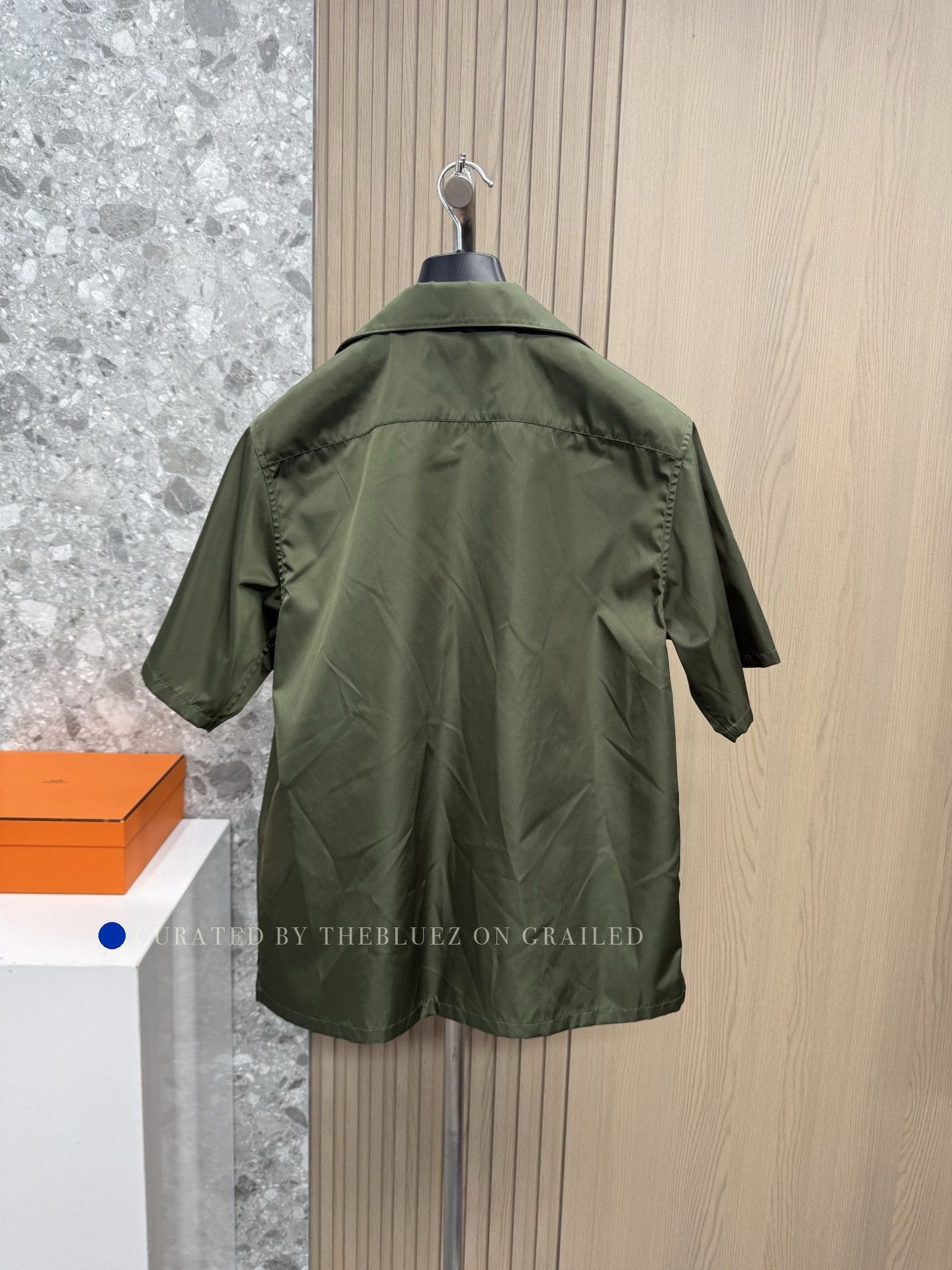 Prada Multi Pocket Re-Nylon Shirt in Green Size US S / EU 44-46 / 1 - 2 Thumbnail