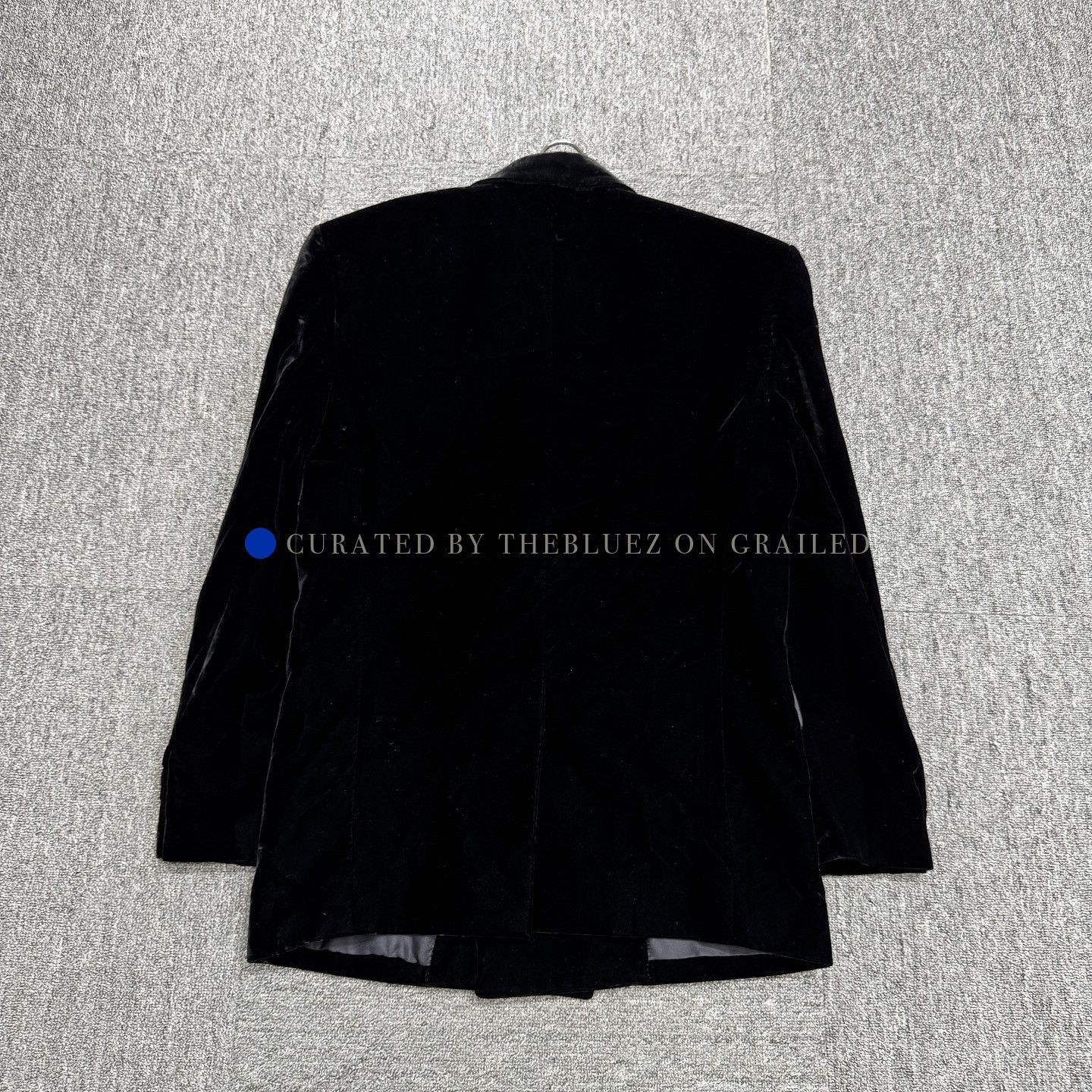 Saint Laurent Paris Velvet Double-Breasted Blazer in Black Size US M / EU 48-50 / 2 - 2 Thumbnail