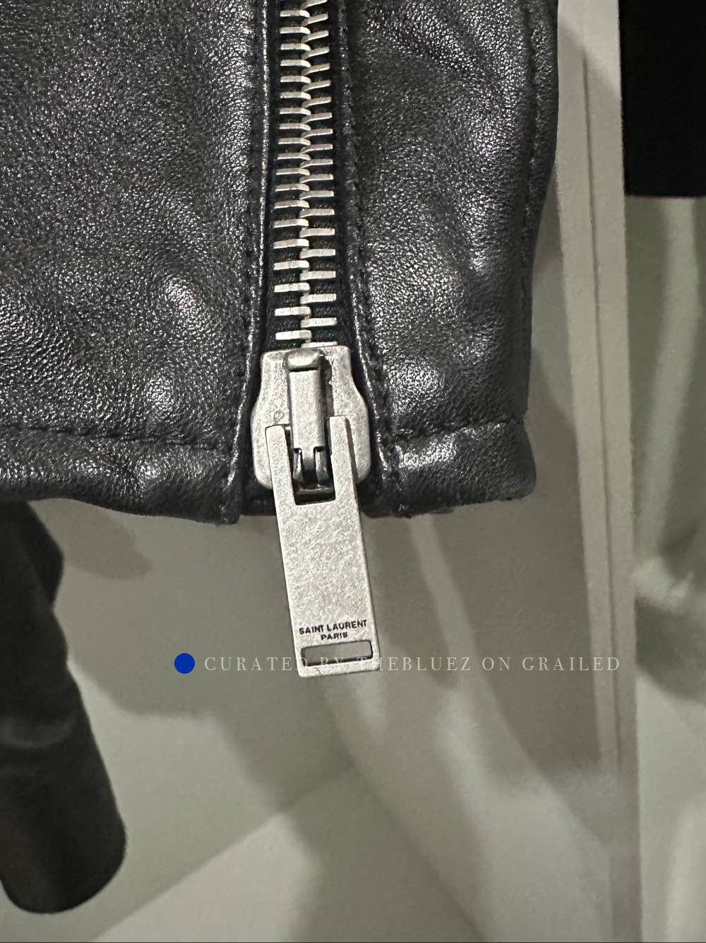 Saint Laurent Paris Classic Black Leather Biker Jacket in XL Size US XL / EU 56 / 4 - 6 Thumbnail