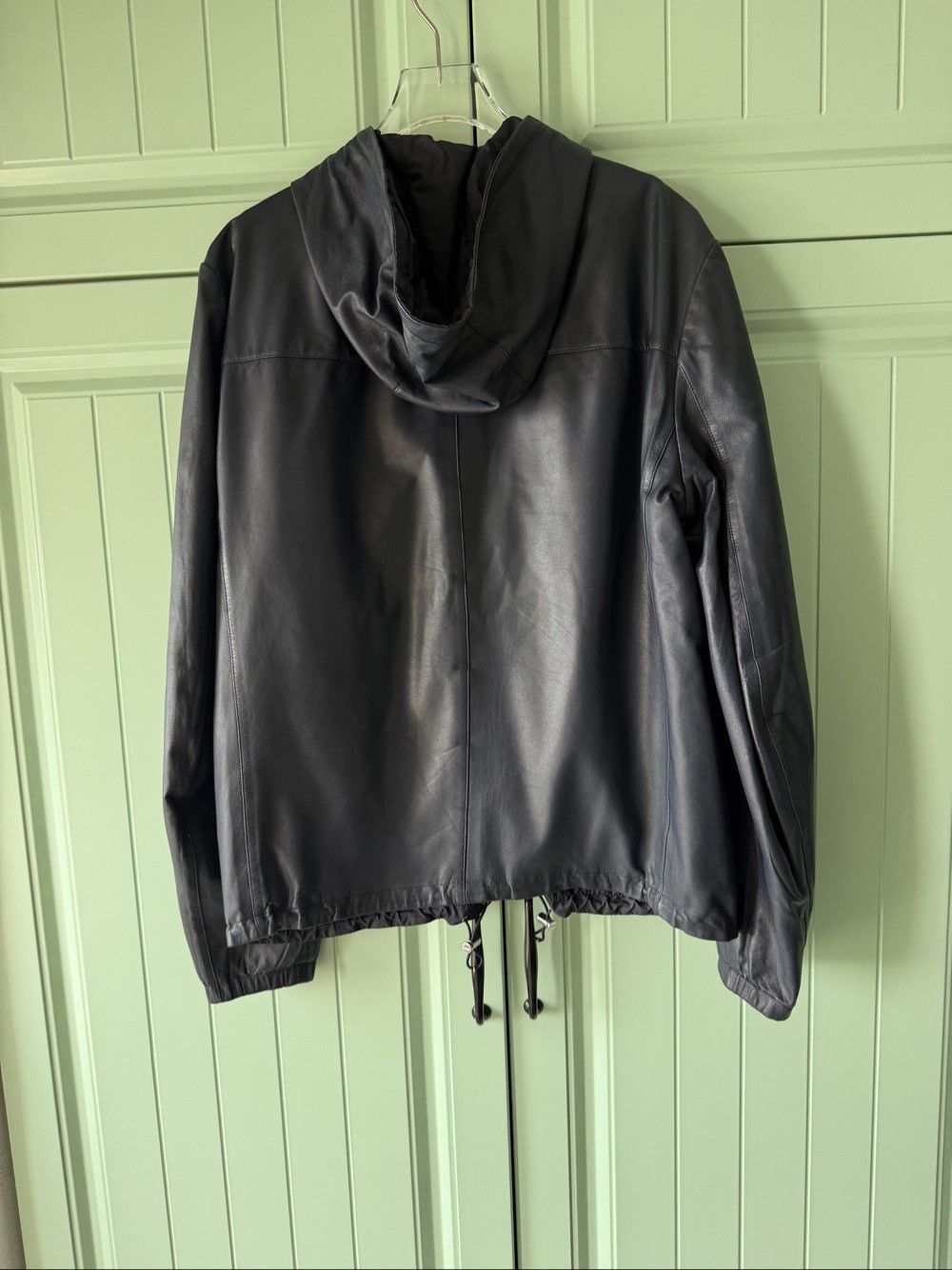 Prada Reversible Hooded Leather Jacket Size US M / EU 48-50 / 2 - 2 Thumbnail