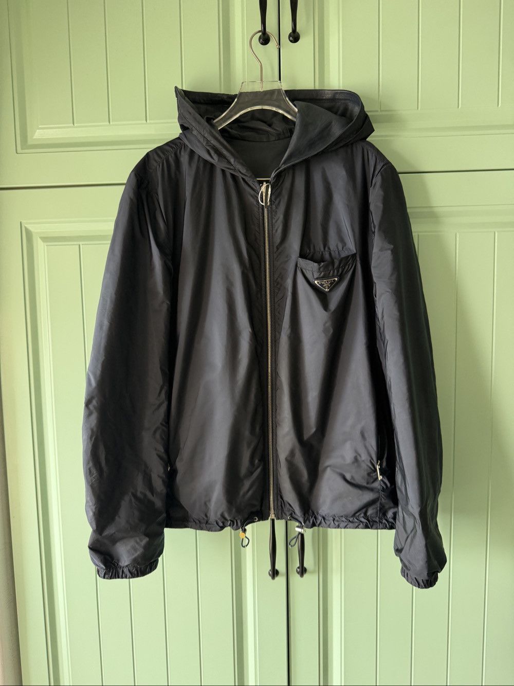 Prada Reversible Hooded Leather Jacket Size US M / EU 48-50 / 2 - 3 Thumbnail
