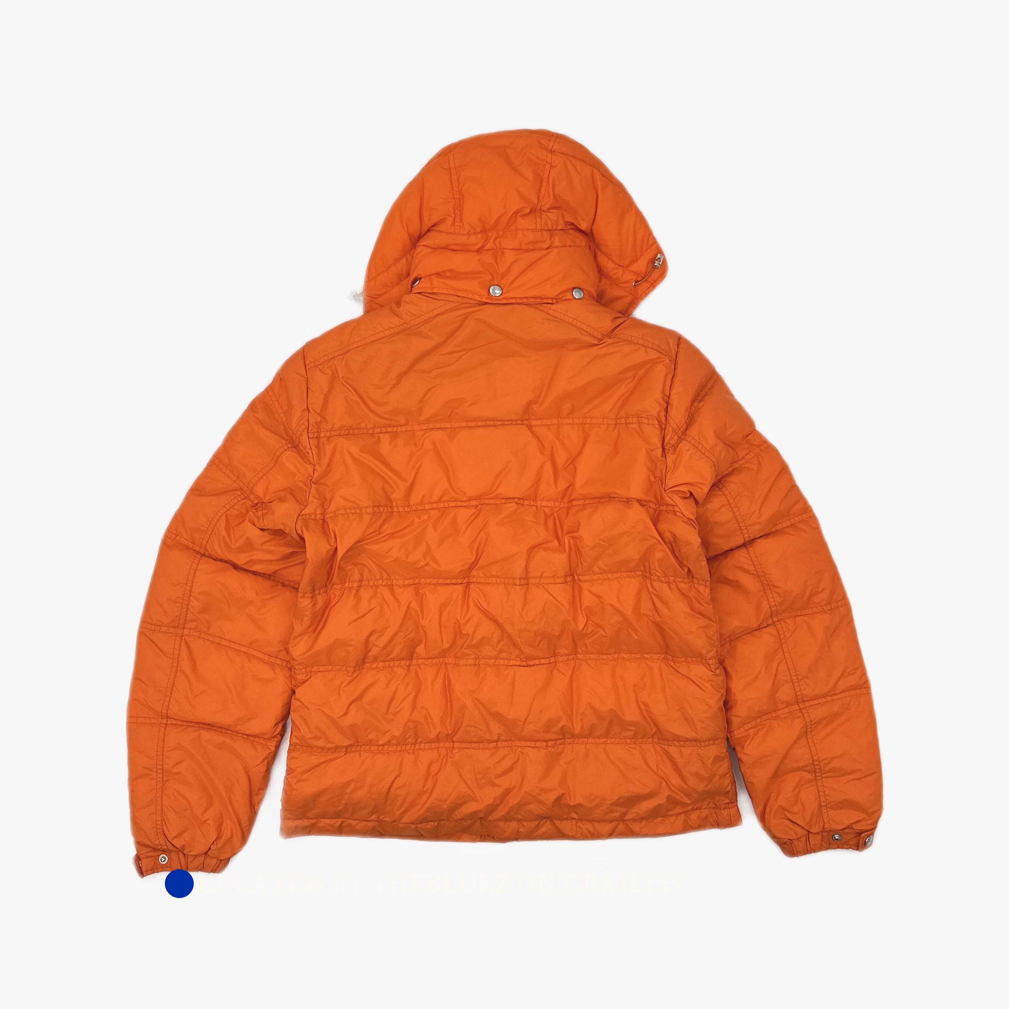 Prada Hooded Down Jacket in Vibrant Orange Size US L / EU 52-54 / 3 - 2 Thumbnail