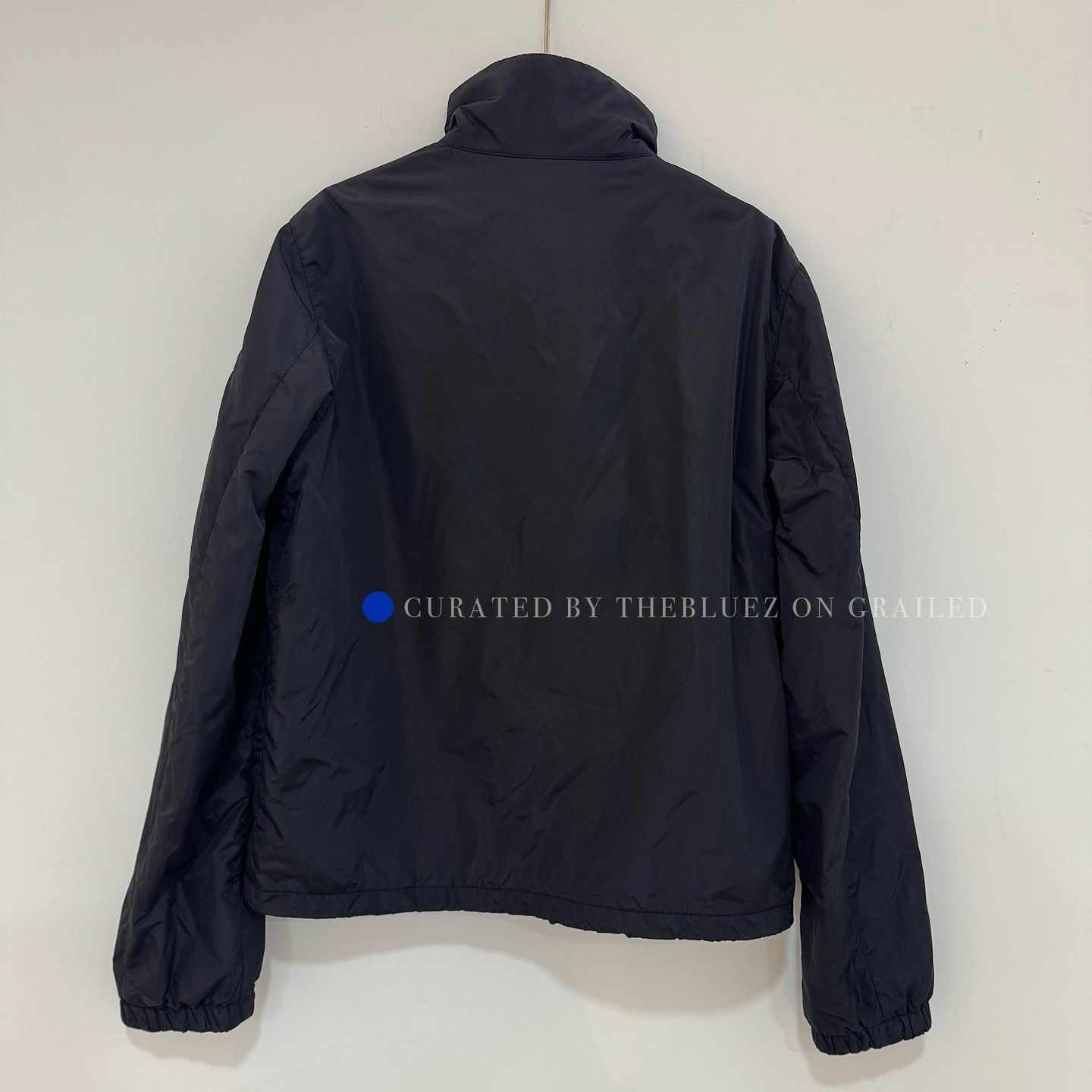 Prada Minimalist Black Nylon Light Jacket Size US S / EU 44-46 / 1 - 2 Thumbnail