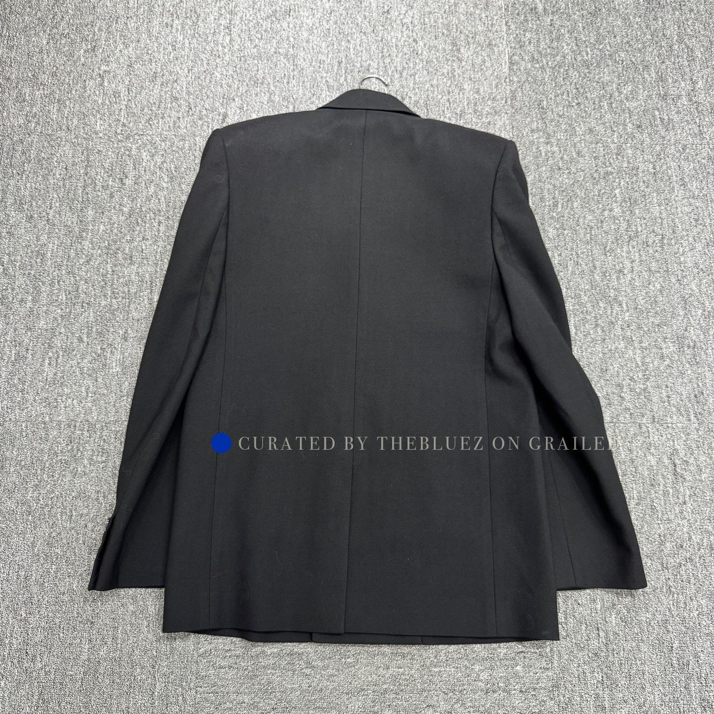 Saint Laurent Paris Double-Breasted Black Wool Blazer Size US M / EU 48-50 / 2 - 2 Thumbnail