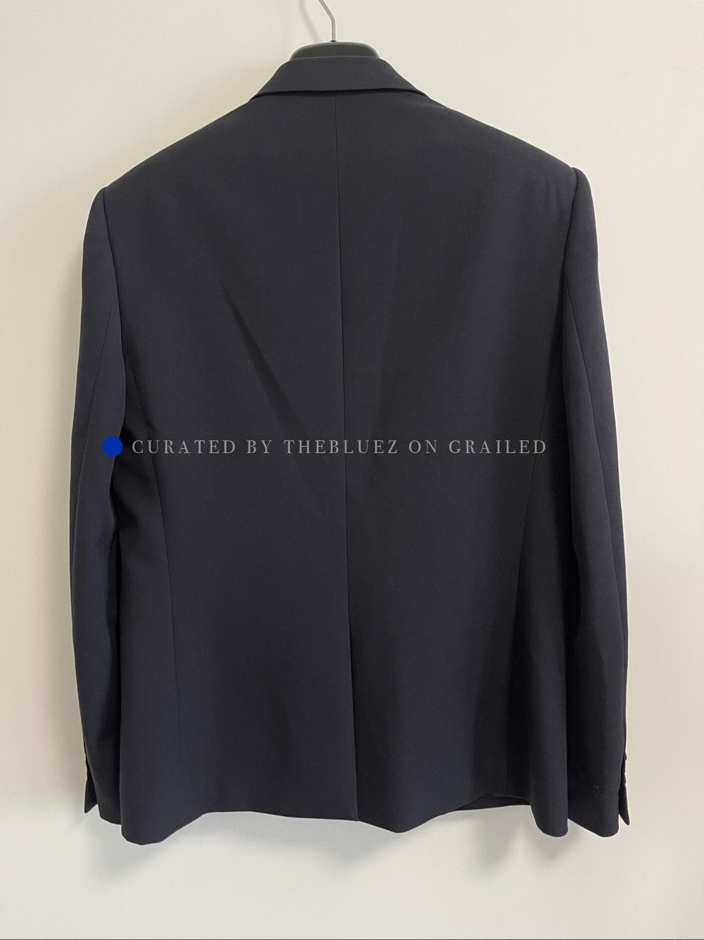Saint Laurent Paris Elegant Satin Lapel Blazer in Blue Size US M / EU 48-50 / 2 - 2 Thumbnail