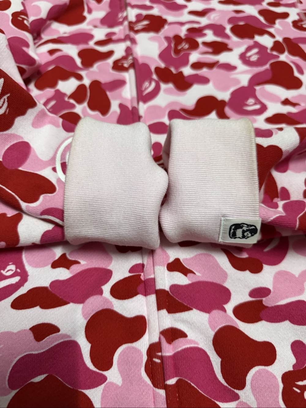 Bape Pink Camo Shark Full Zip Hoodie Size US L / EU 52-54 / 3 - 6 Thumbnail
