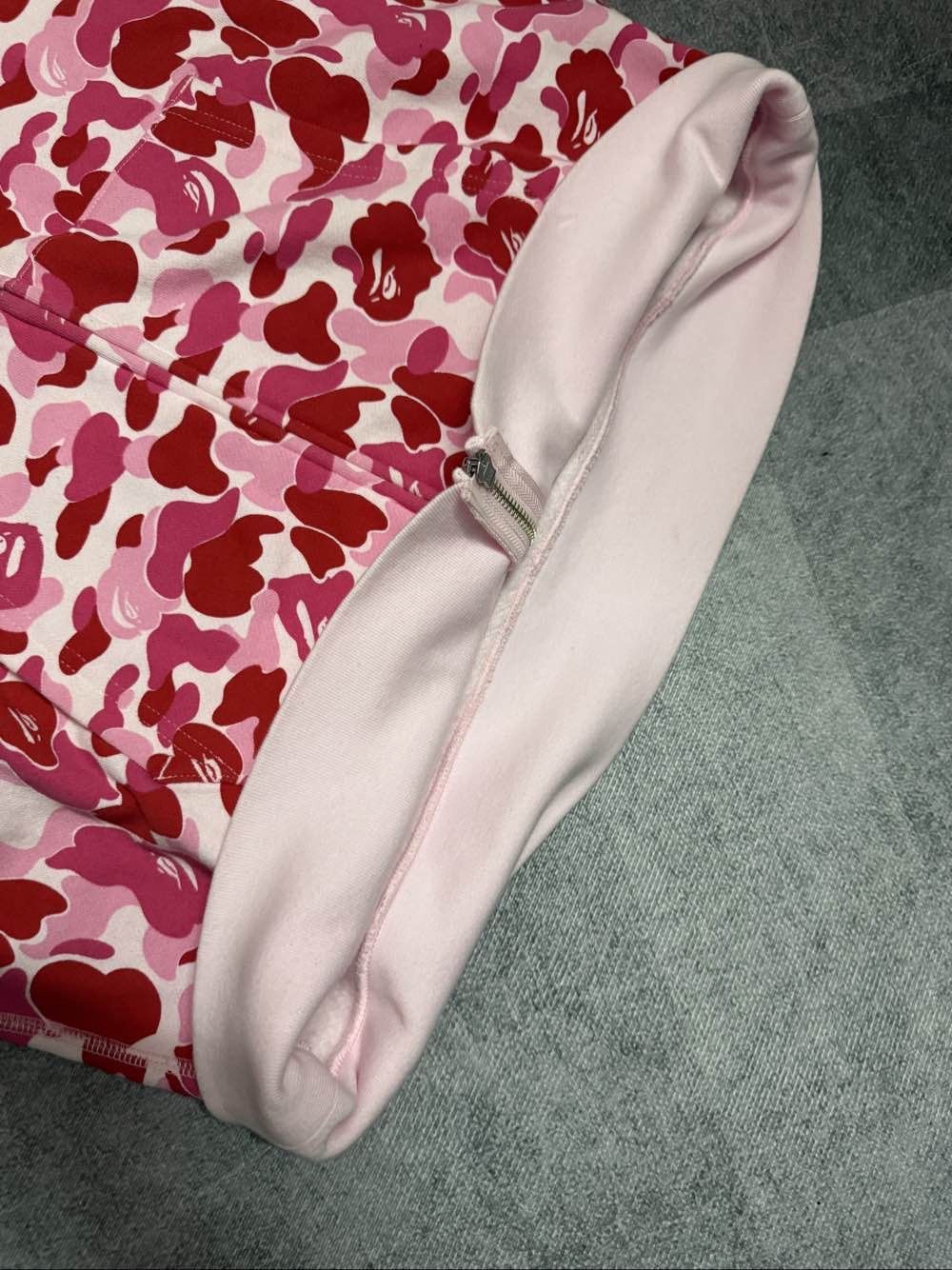 Bape Pink Camo Shark Full Zip Hoodie Size US L / EU 52-54 / 3 - 9 Thumbnail