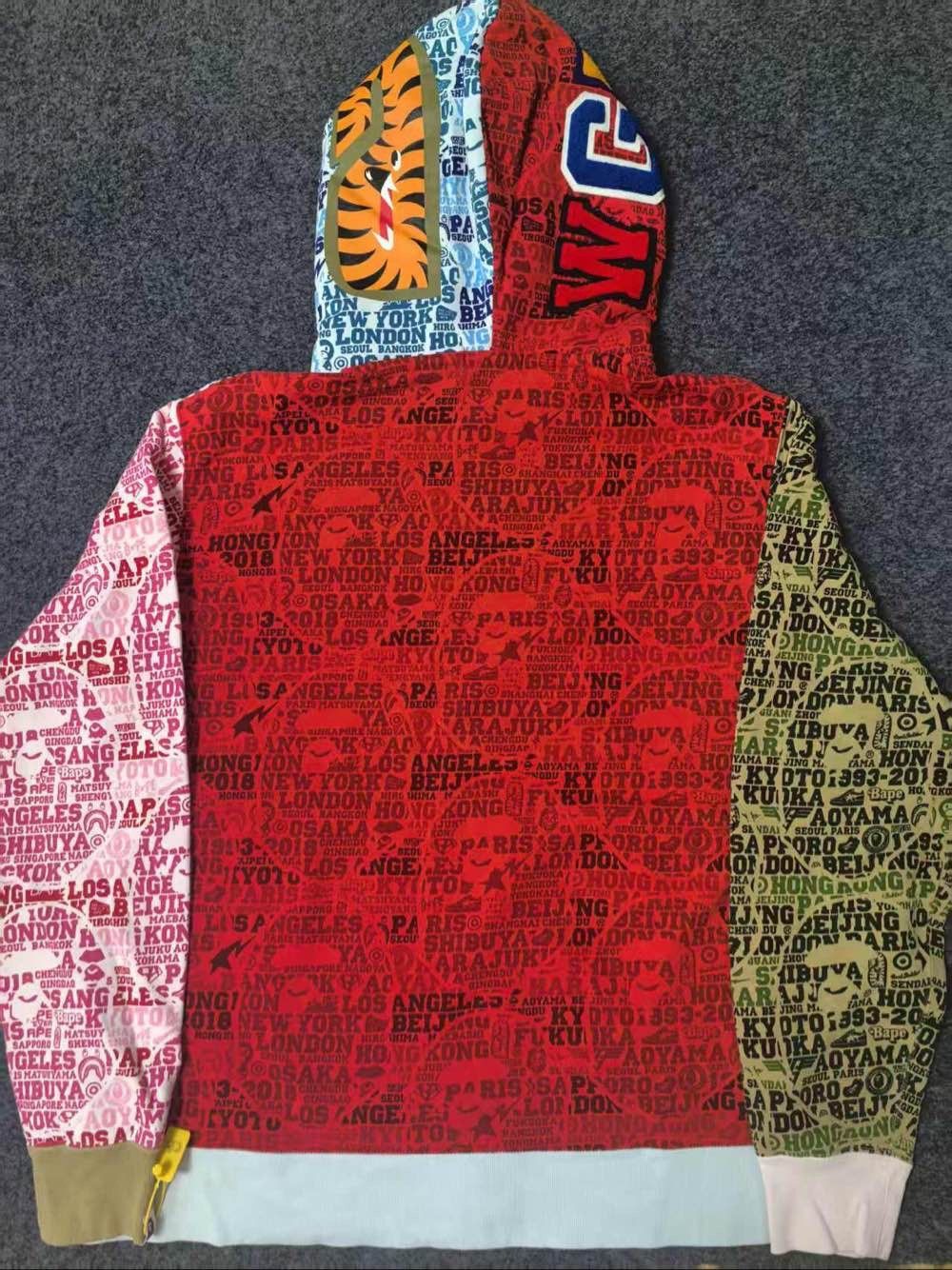 Bape Colorful 25th Anniversary Multi Print Hoodie Size US XXL / EU 58 / 5 - 2 Thumbnail