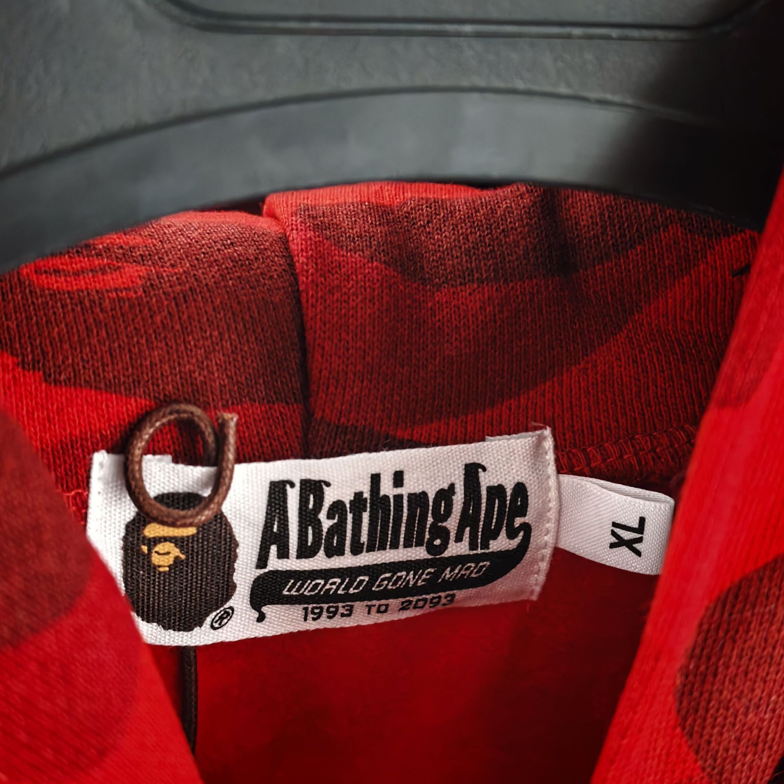 Bape Red Camo Hoodie with My Melody Design Size US XL / EU 56 / 4 - 3 Thumbnail