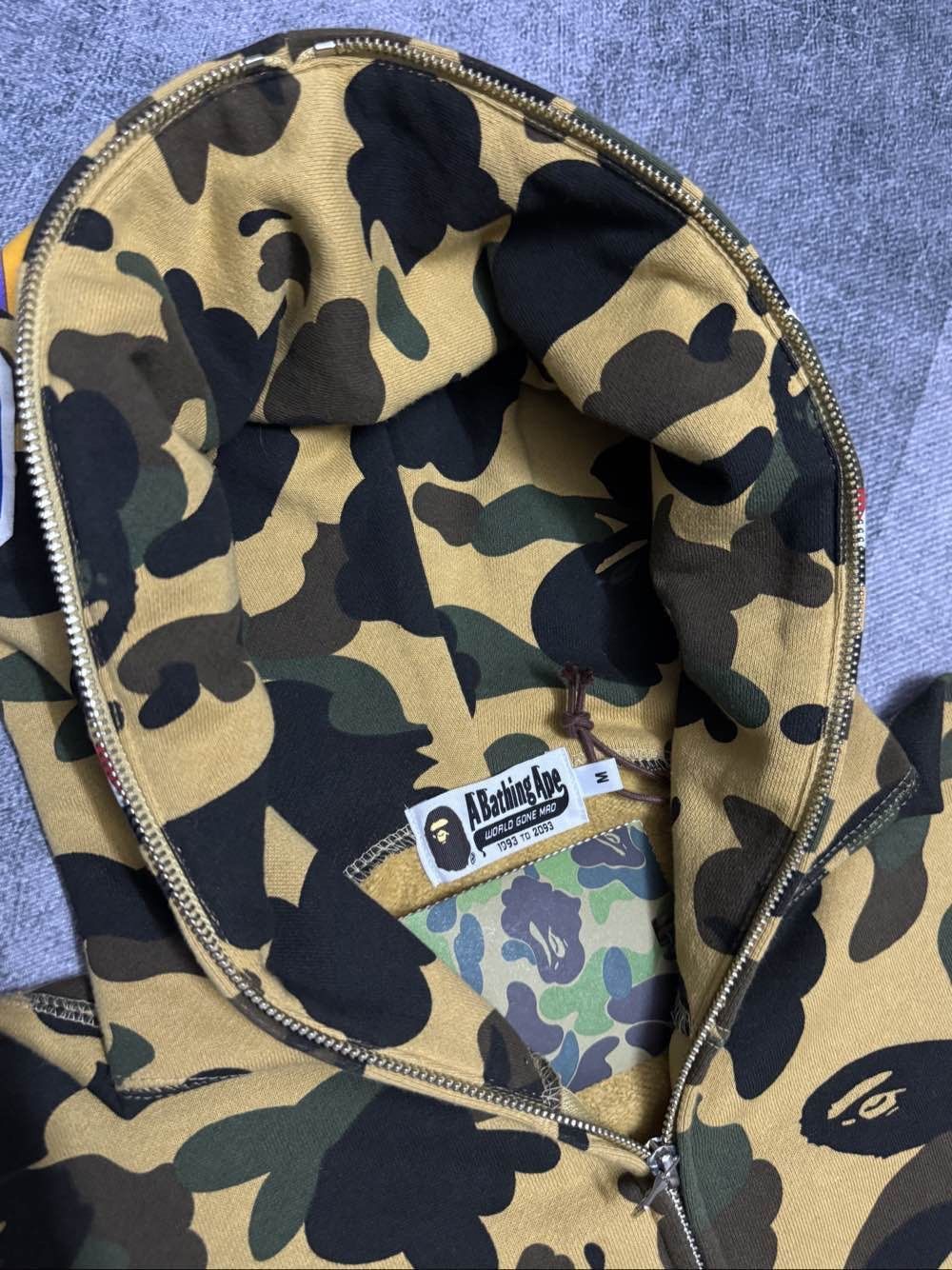 Bape Camo Shark Tiger Full Zip Hoodie Size US M / EU 48-50 / 2 - 5 Thumbnail