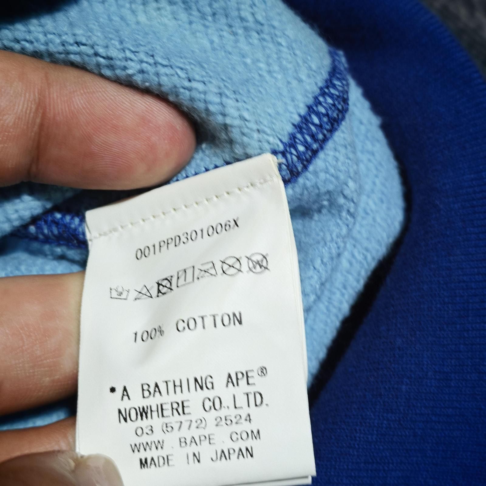 Bape Blue Camo Rhinestone Hoodie Size US XL / EU 56 / 4 - 4 Thumbnail