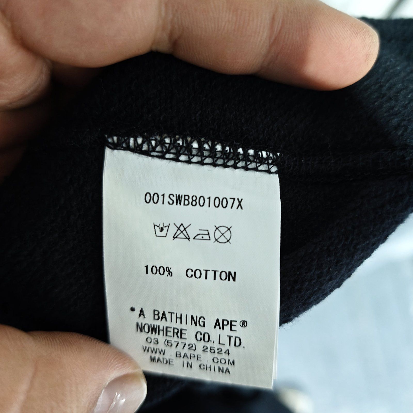 Bape Black Graphic Crewneck Sweatshirt, XL Size US XL / EU 56 / 4 - 4 Thumbnail