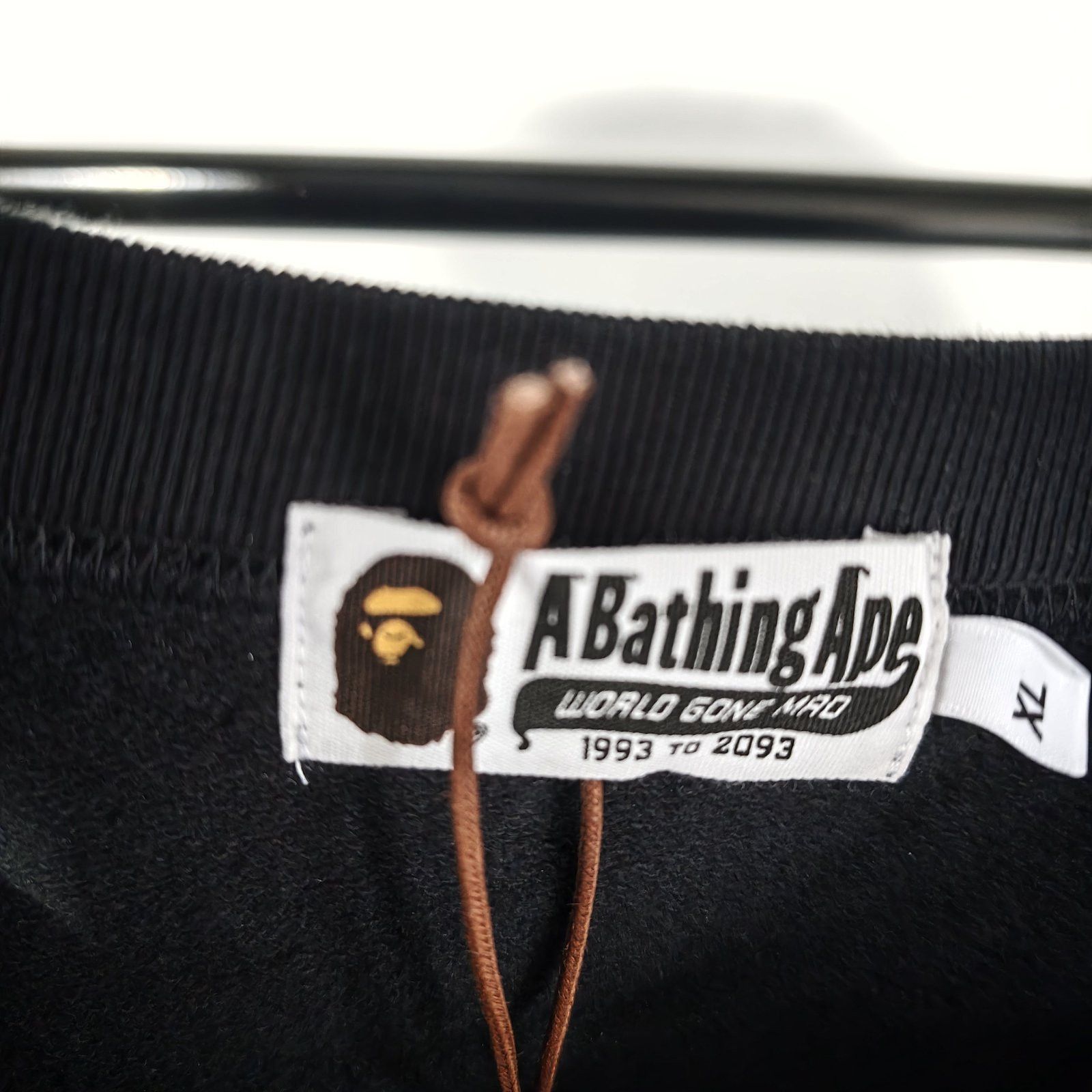 Bape Black Graphic Crewneck Sweatshirt, XL Size US XL / EU 56 / 4 - 3 Thumbnail