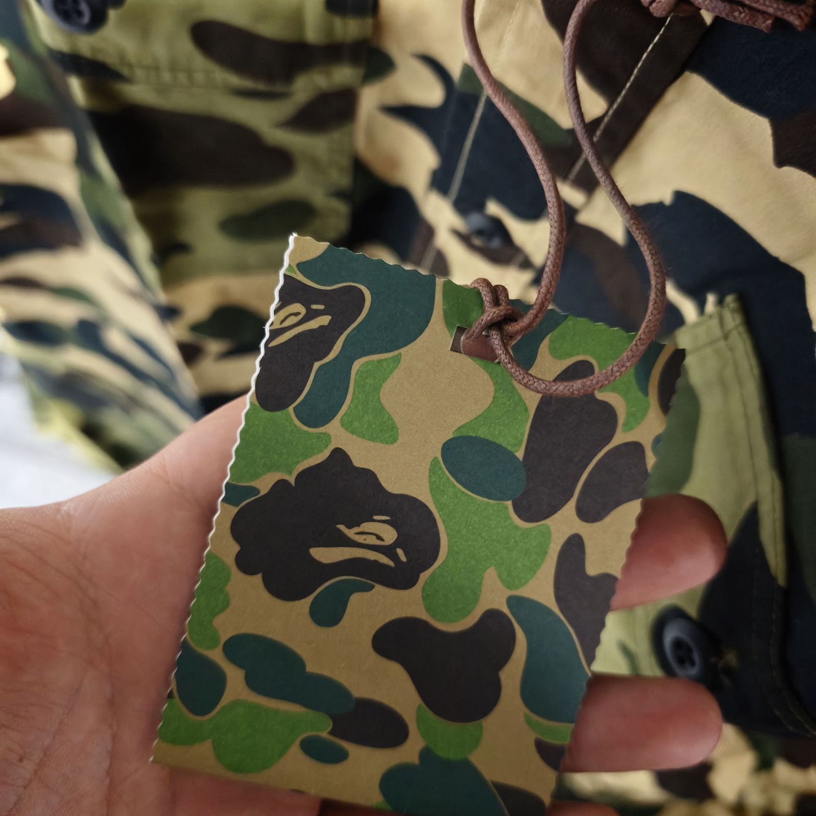 Bape Camo Print Button Up Shirt in XXL Size US XXL / EU 58 / 5 - 5 Thumbnail