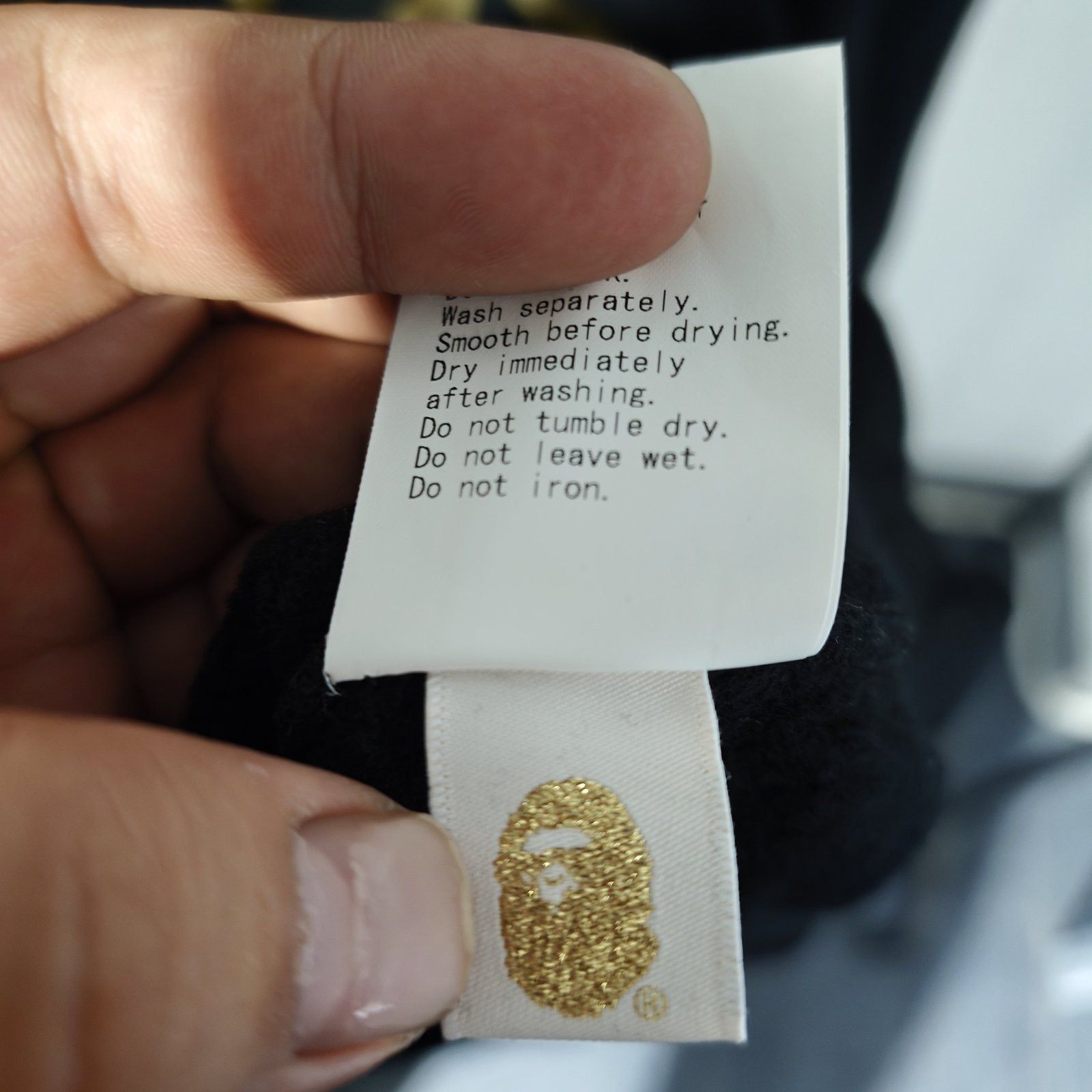 Bape Black Hoodie with Gold Logo Size US XL / EU 56 / 4 - 7 Thumbnail