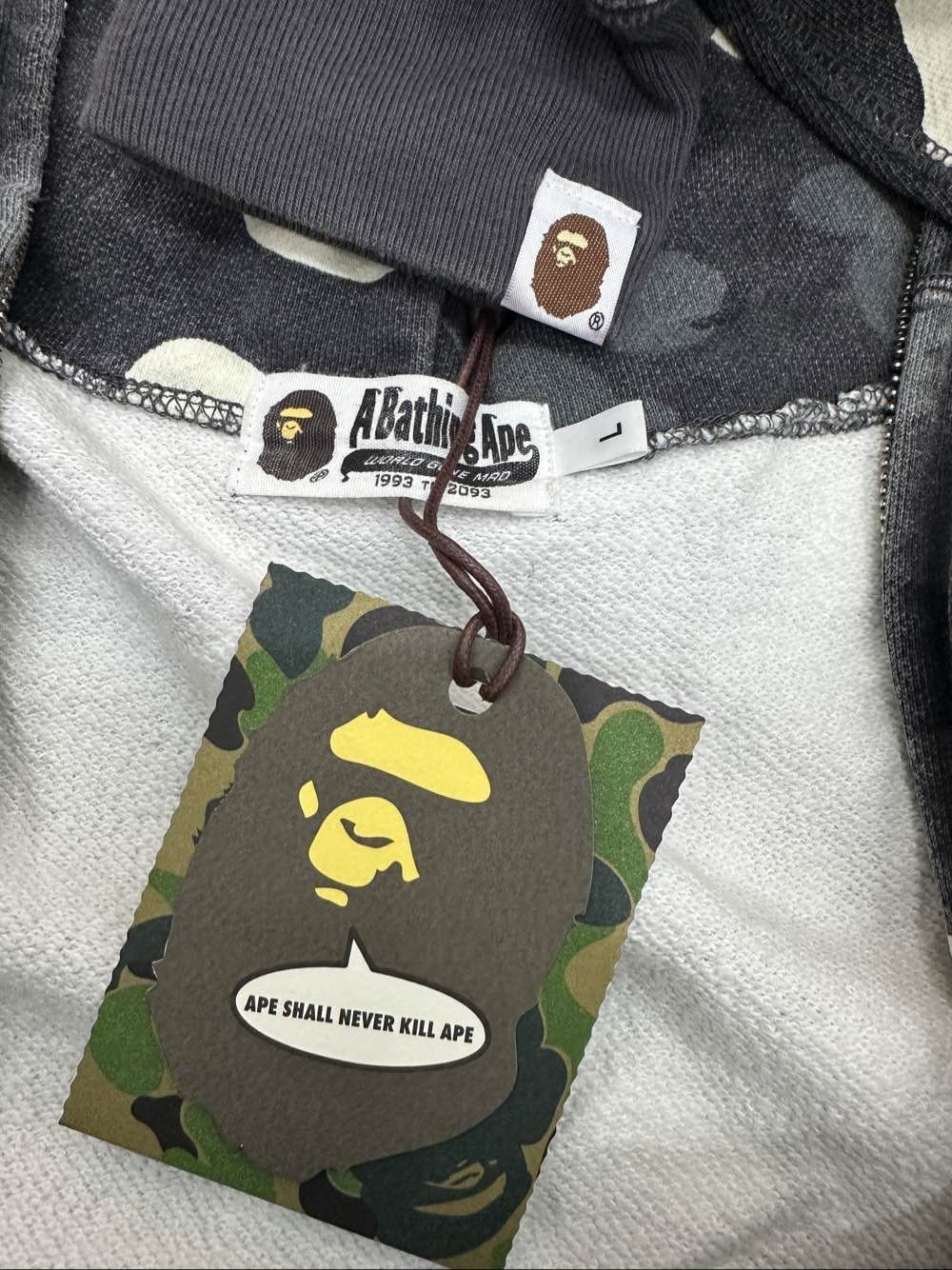 Bape City Camo Shark Hoodie in Multi Size US L / EU 52-54 / 3 - 3 Thumbnail