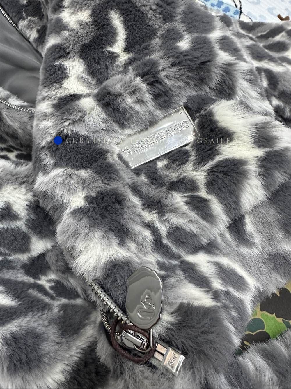 Bape Leopard Faux Fur Shark Hoodie Size US L / EU 52-54 / 3 - 6 Thumbnail