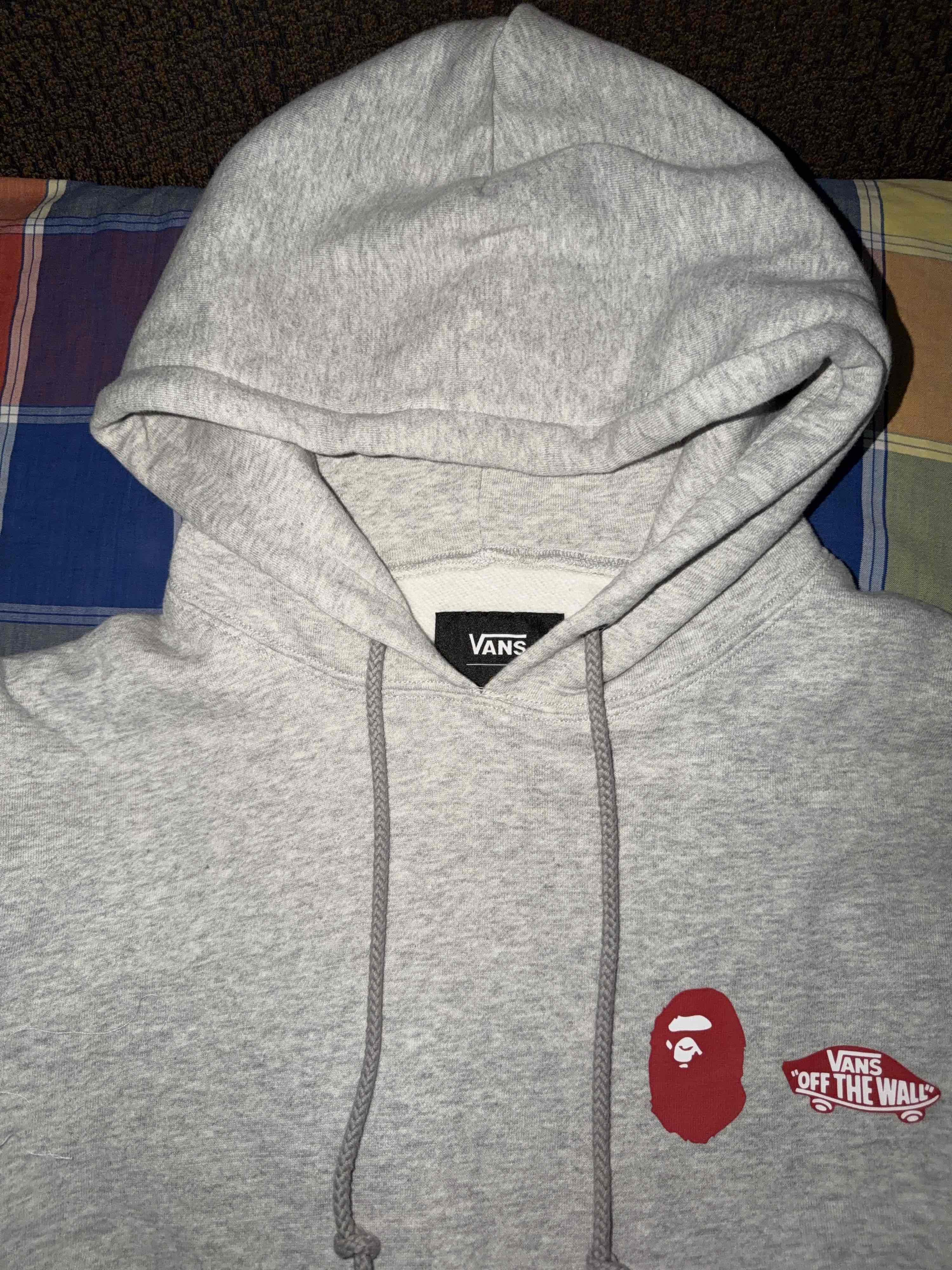 Bape Camo Logo Hoodie in Gray, Size XL Size US XL / EU 56 / 4 - 5 Thumbnail
